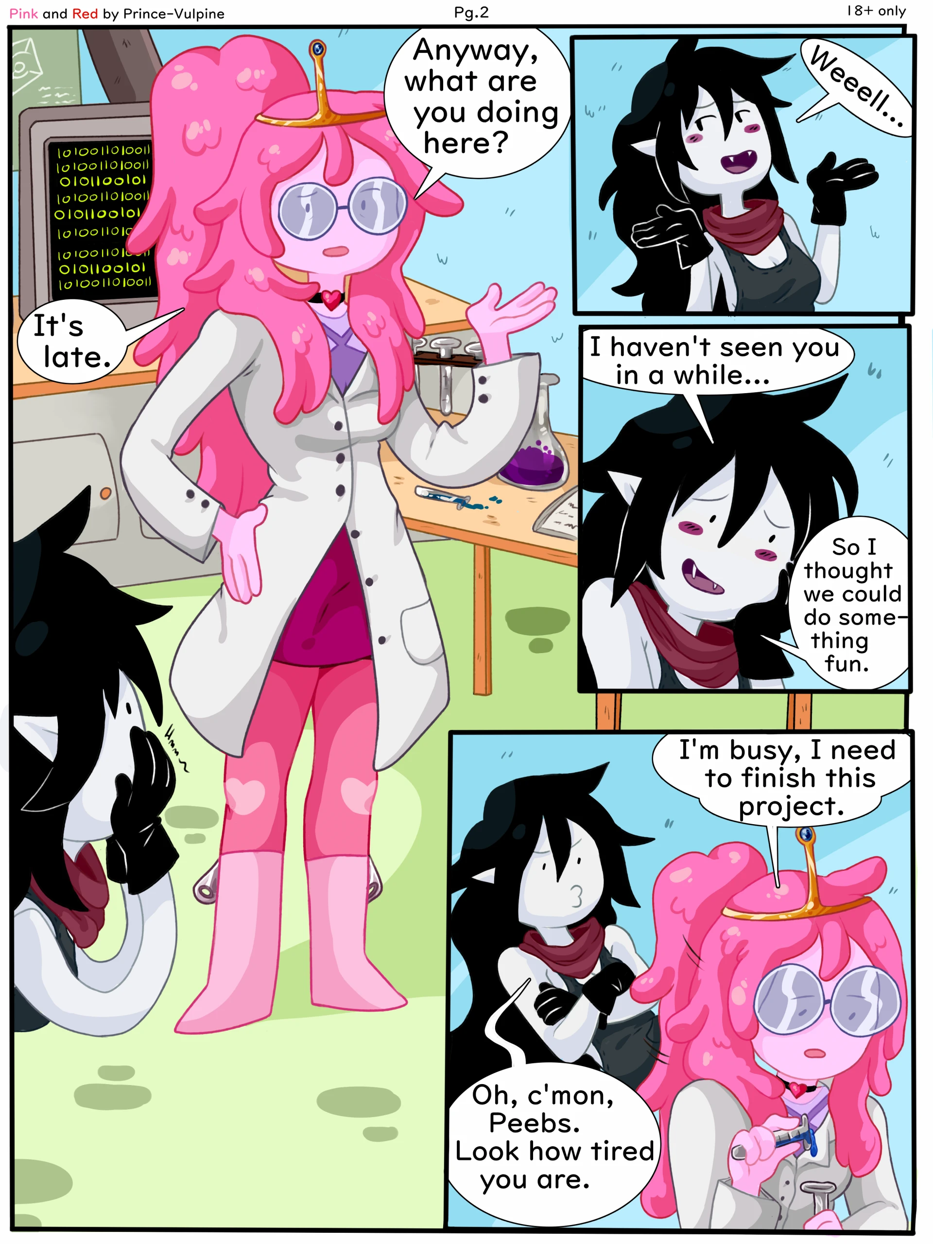 Pink and Red A bubbline comic porn comic picture 3