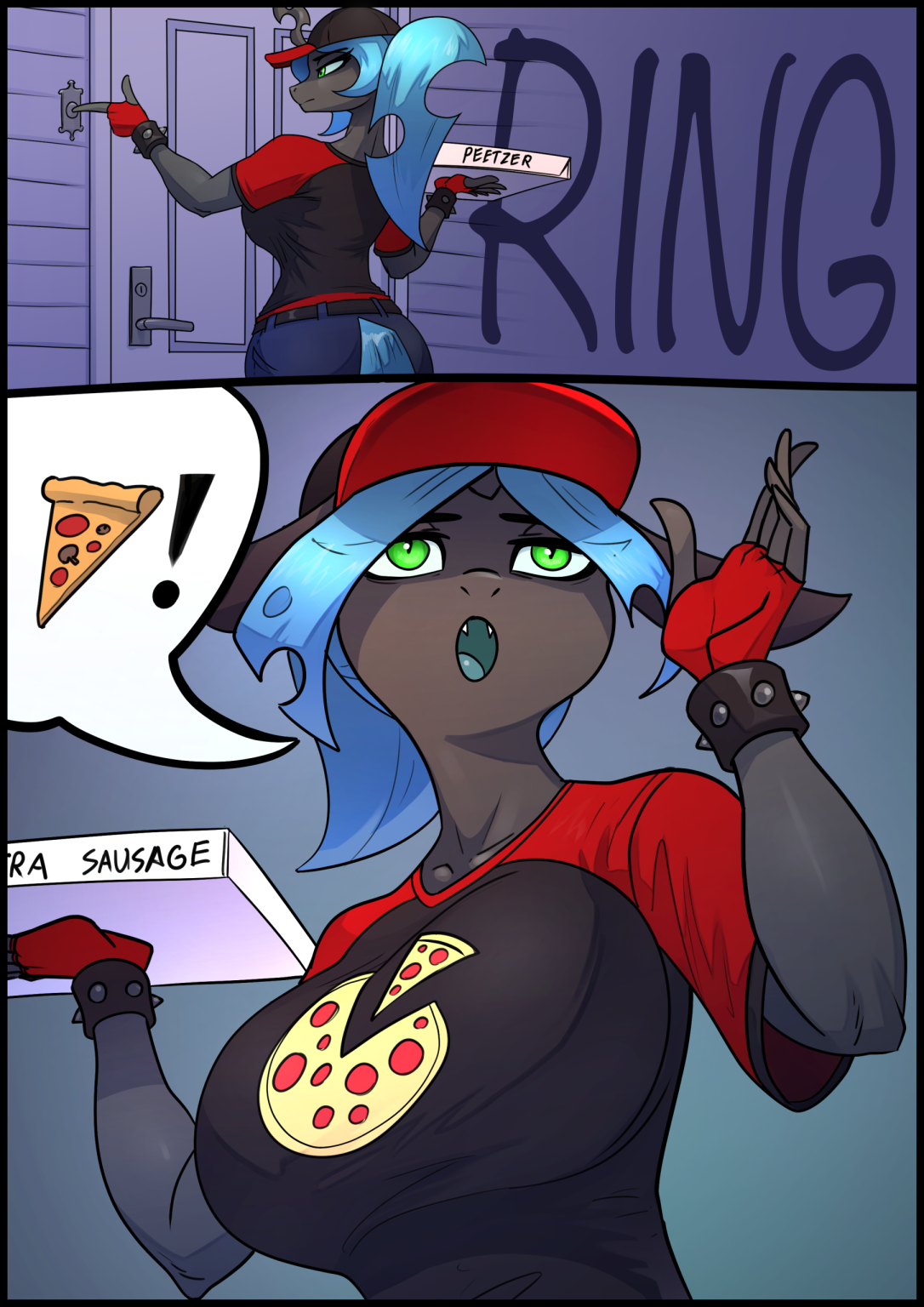 Pizza Delivery porn comic picture 1