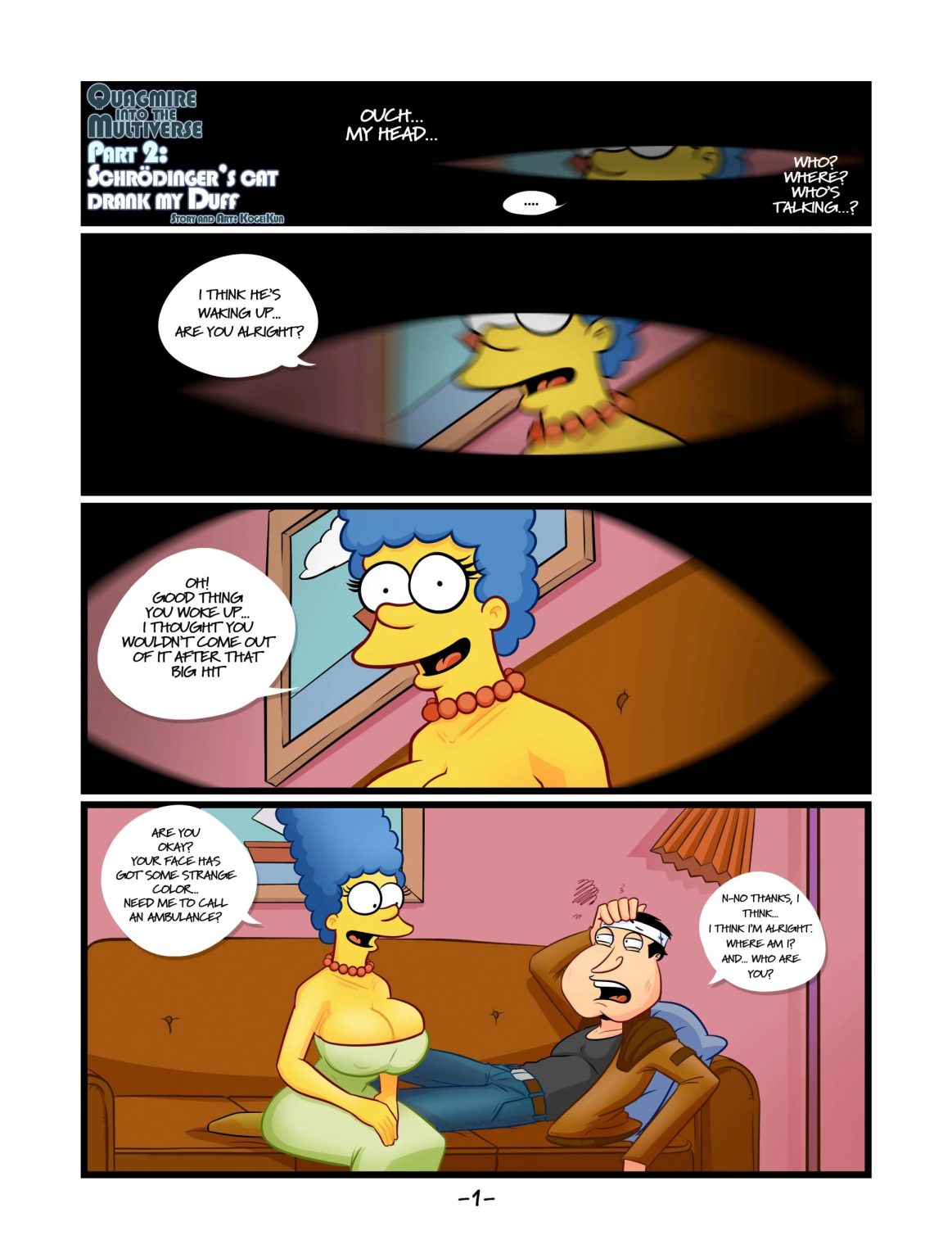 Quagmire - Into The Multiverse 2 porn comic picture 1