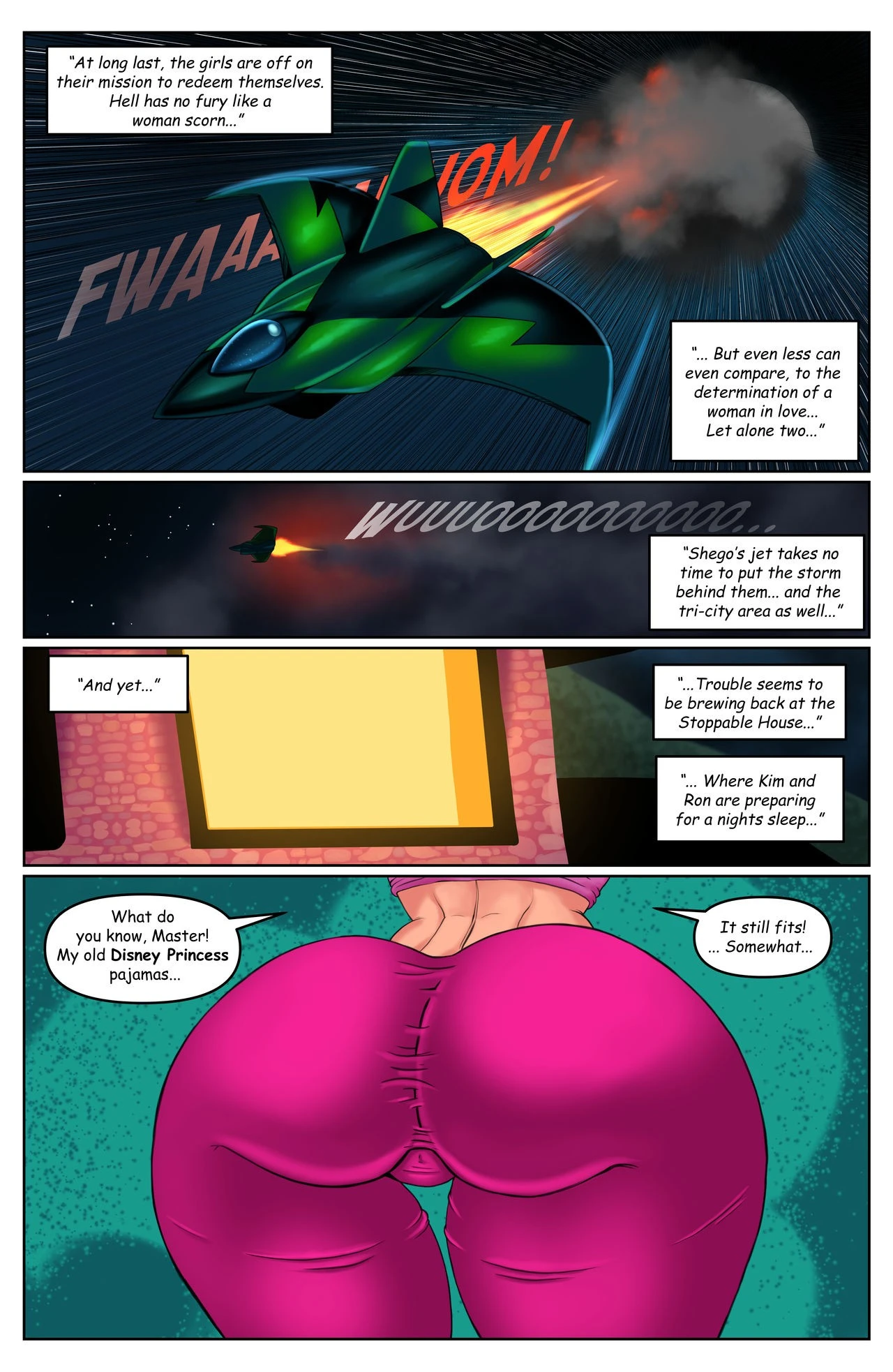 Ron Stoppable and His New Pets 2 porn comic picture 27