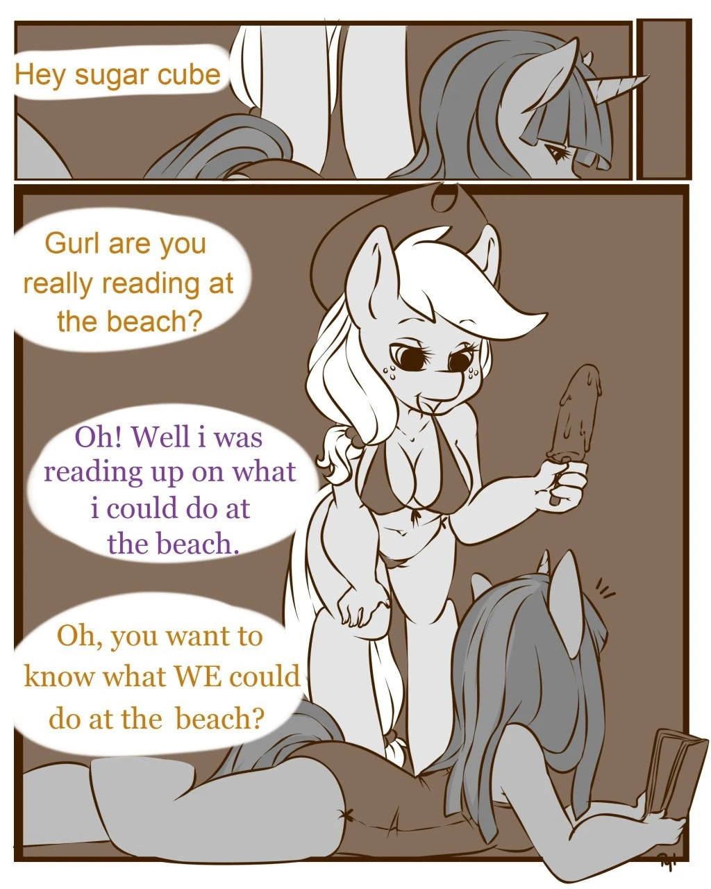 Summer Fun MLP porn comic picture 2