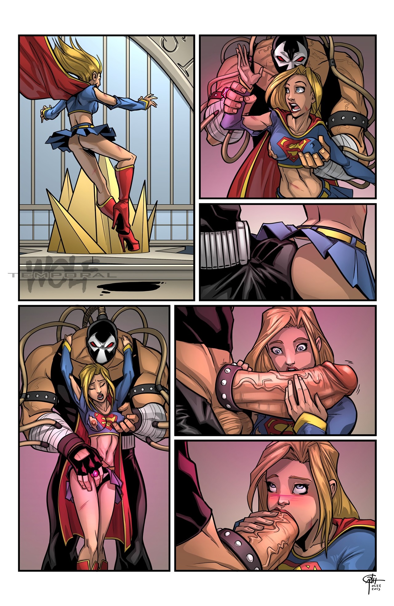 SuperPowered Orgy porn comic picture 1