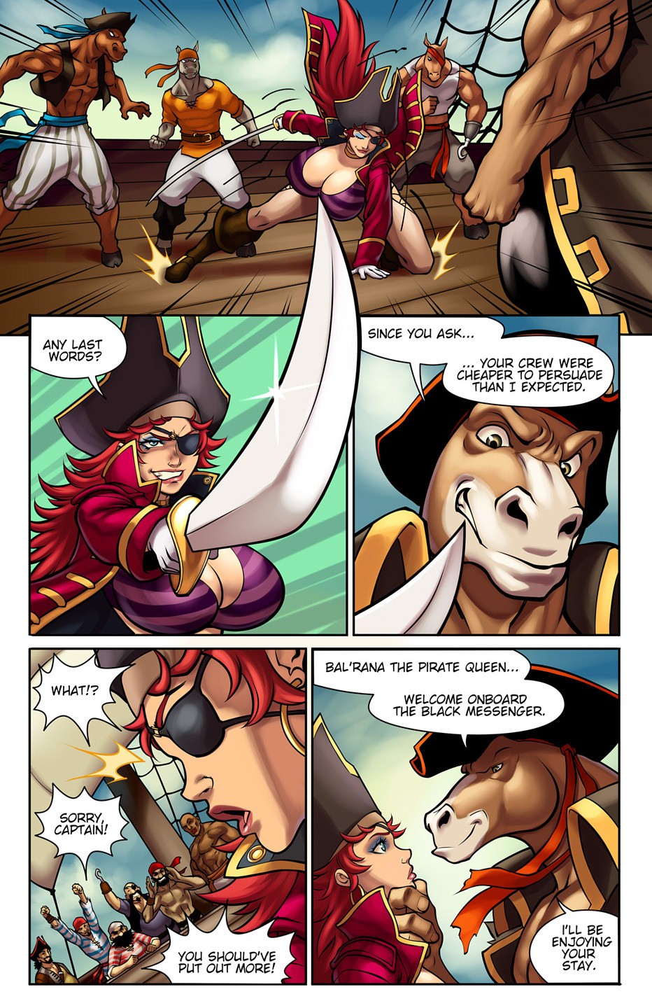 Tales of Bal'Rana - Crossed and Boned porn comic picture 2