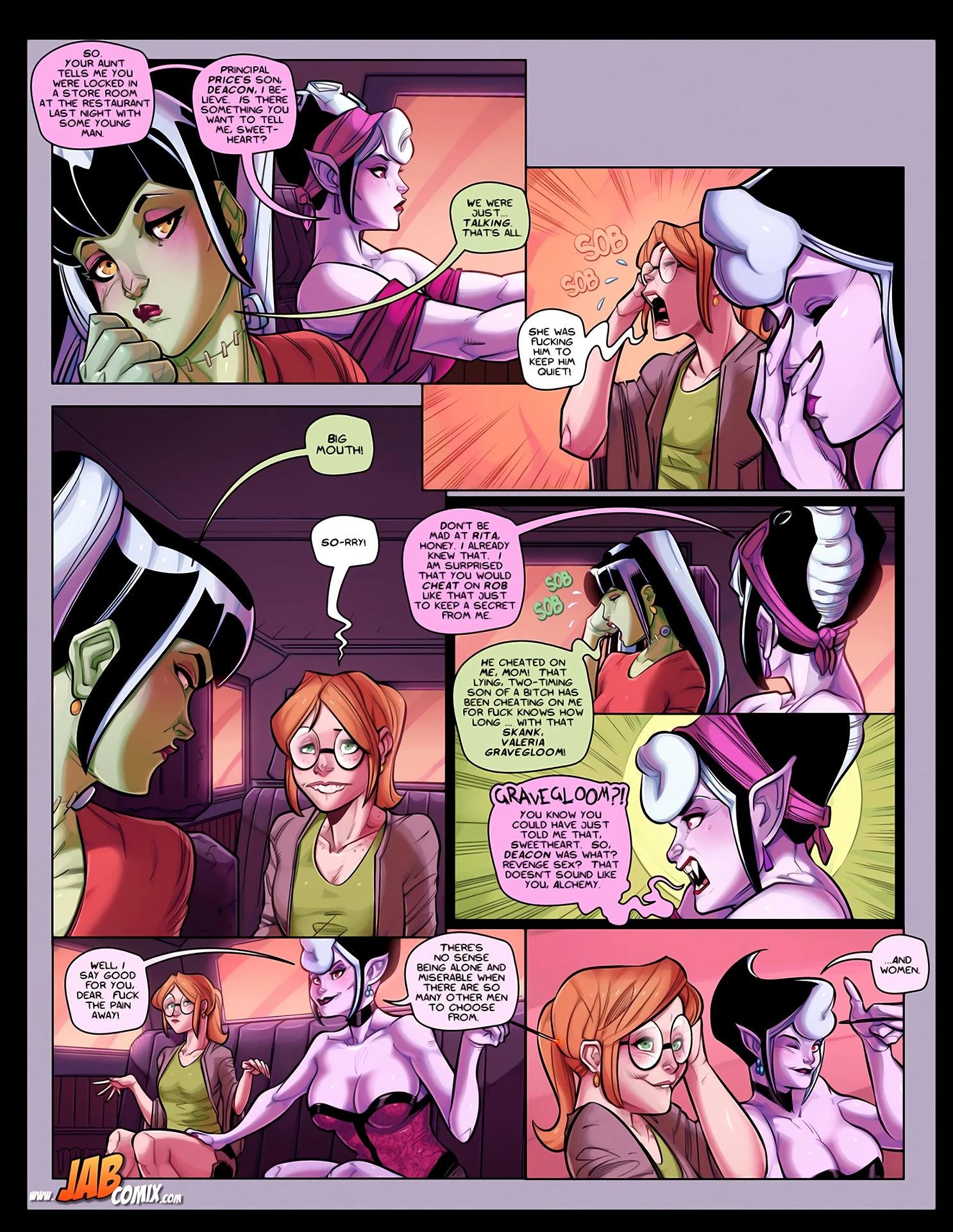 The Creepies 4 porn comic picture 3