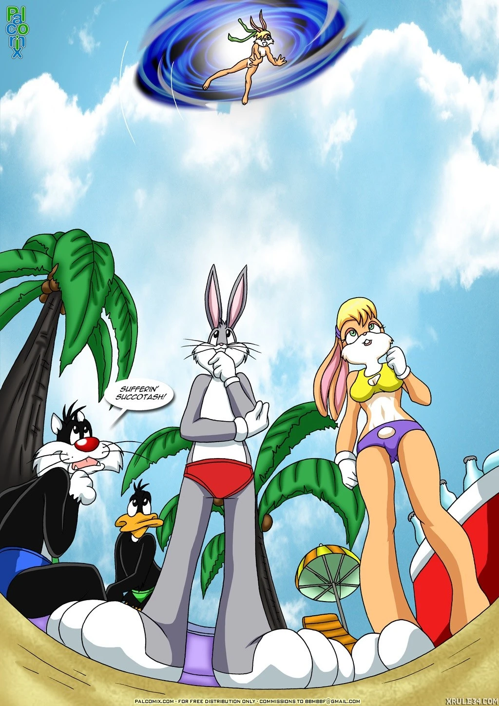 Time-Crosses Bunnies porn comic picture 4