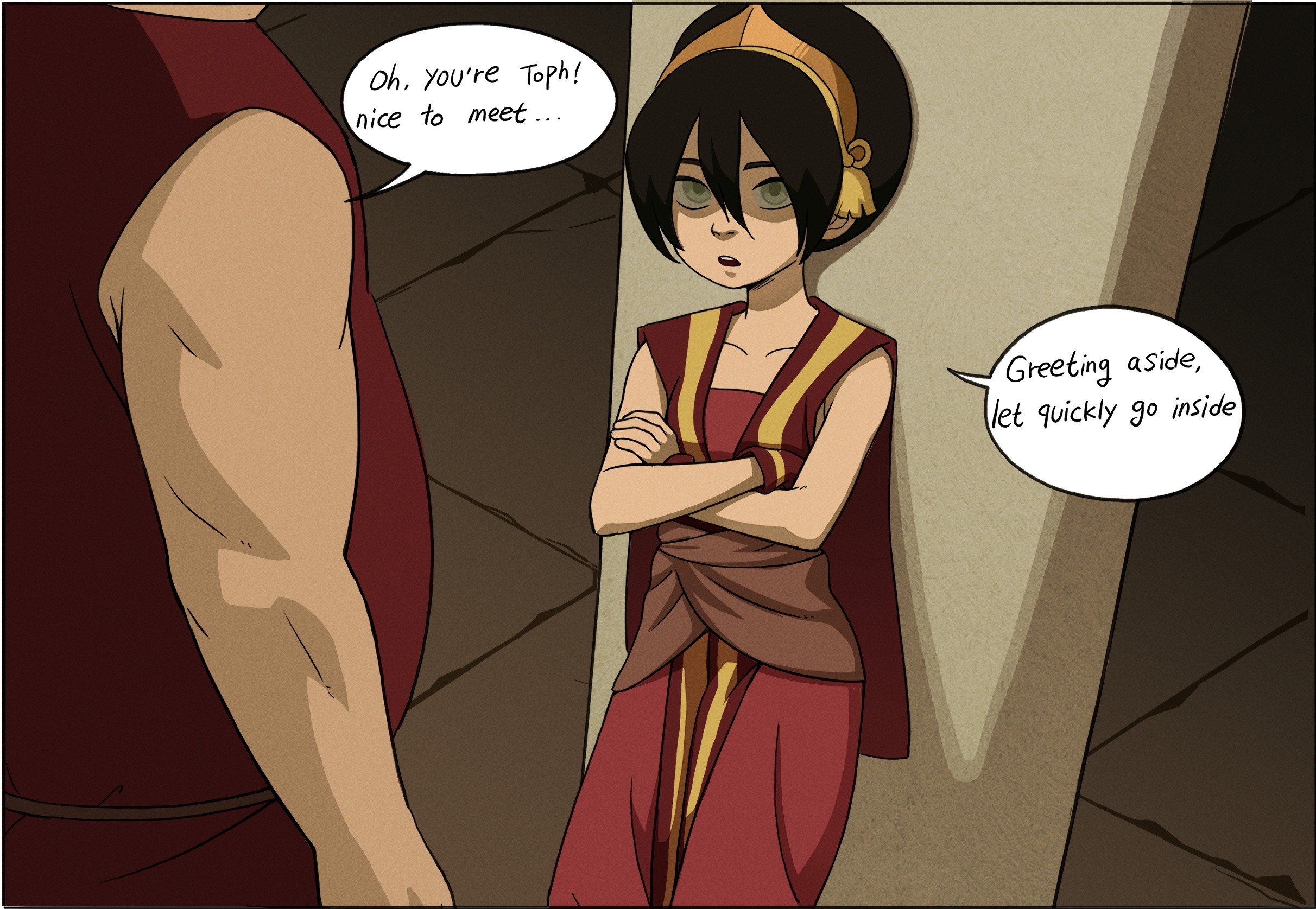 Toph Beifong porn comic picture 1