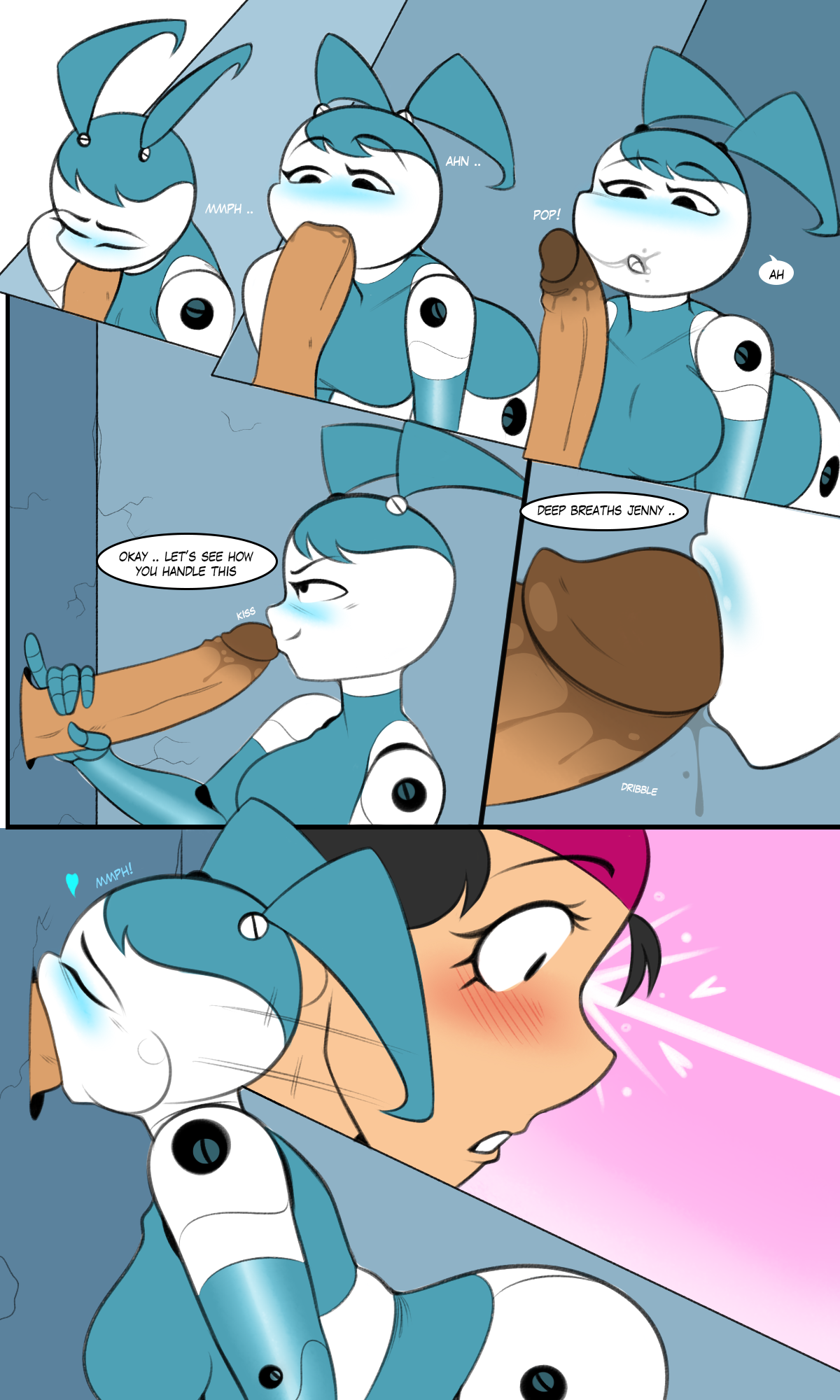 XJ9 and the Glory hole porn comic picture 4