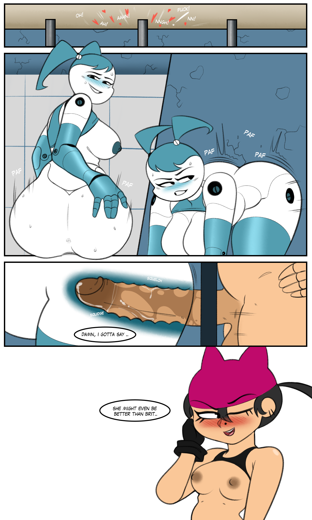 XJ9 and the Glory hole porn comic picture 7
