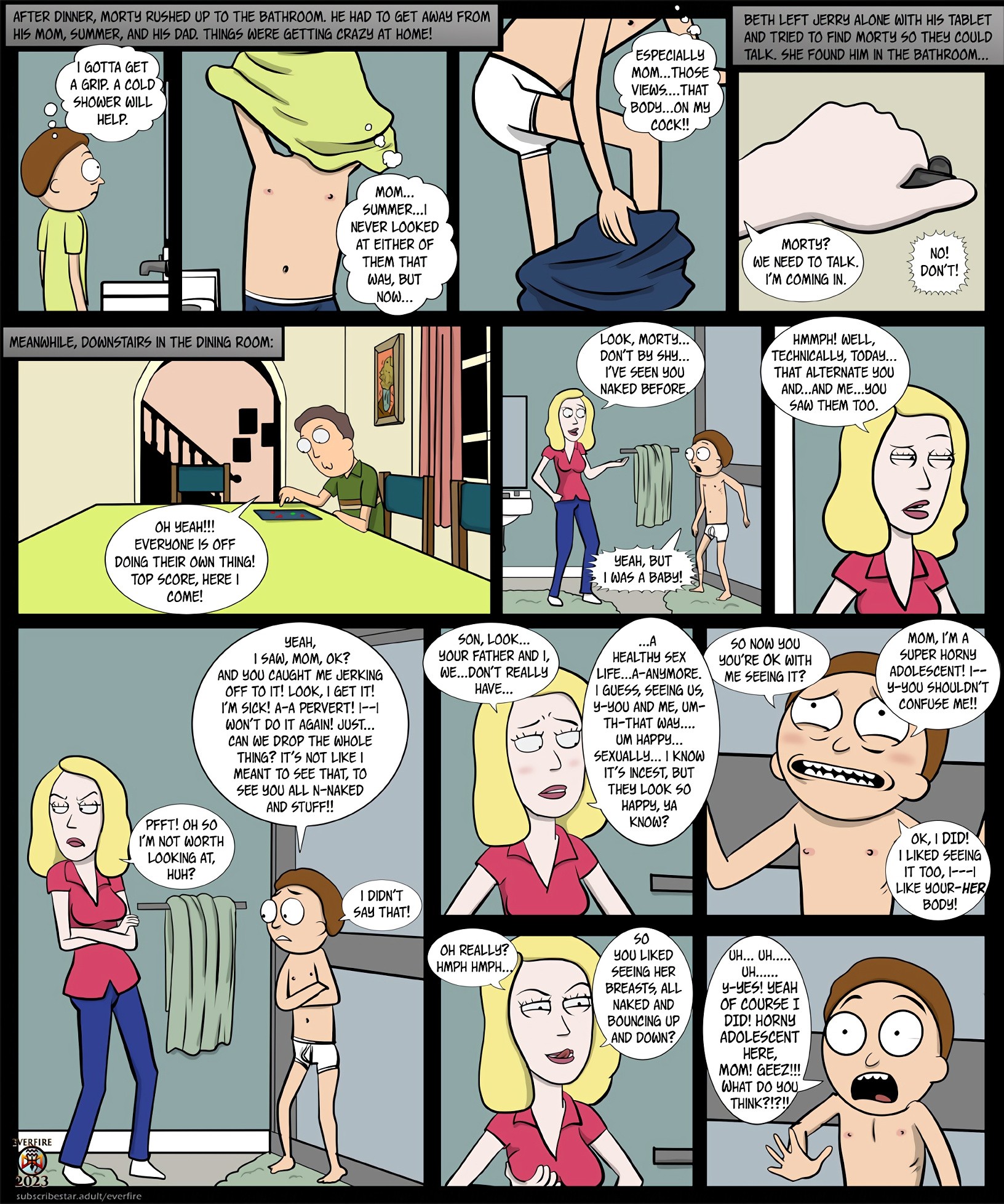 A Paralllel Relationship porn comic picture 11