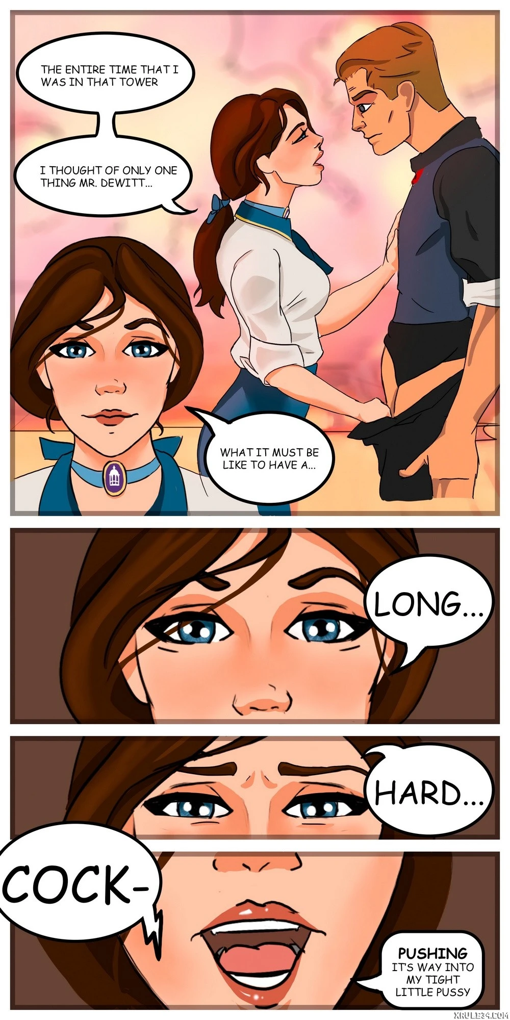 Elizabeth and Mr Dewitt porn comic picture 1