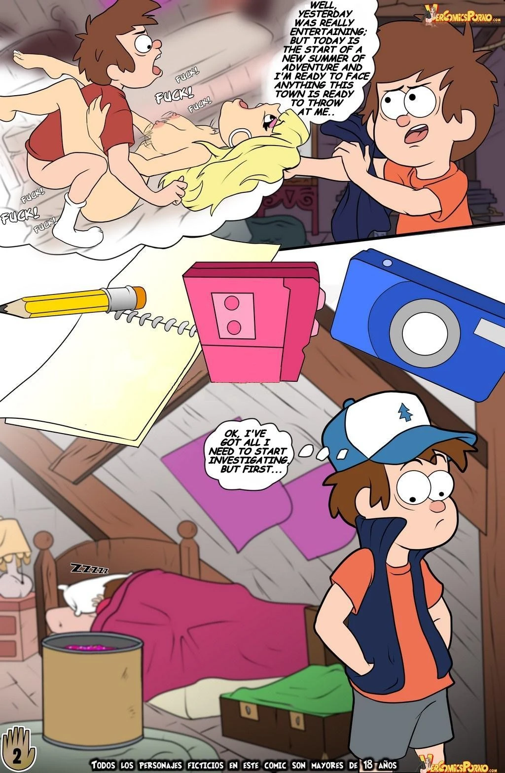 Gravity Falls - One Summer of Pleasure 2 porn comic picture 3