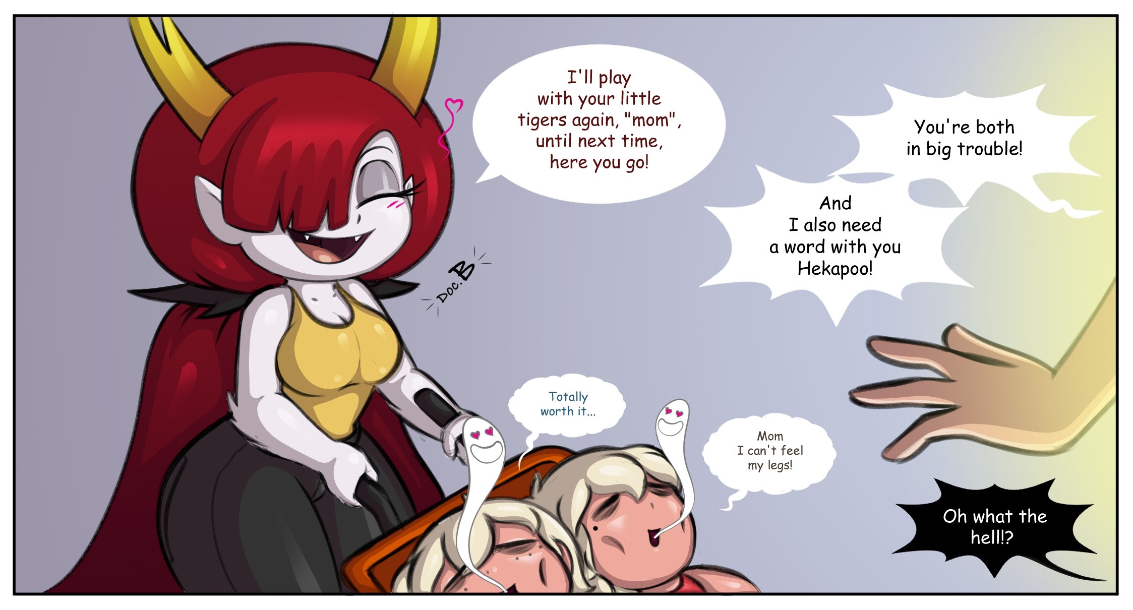 Hekapoo and the Diaz Twins porn comic picture 4