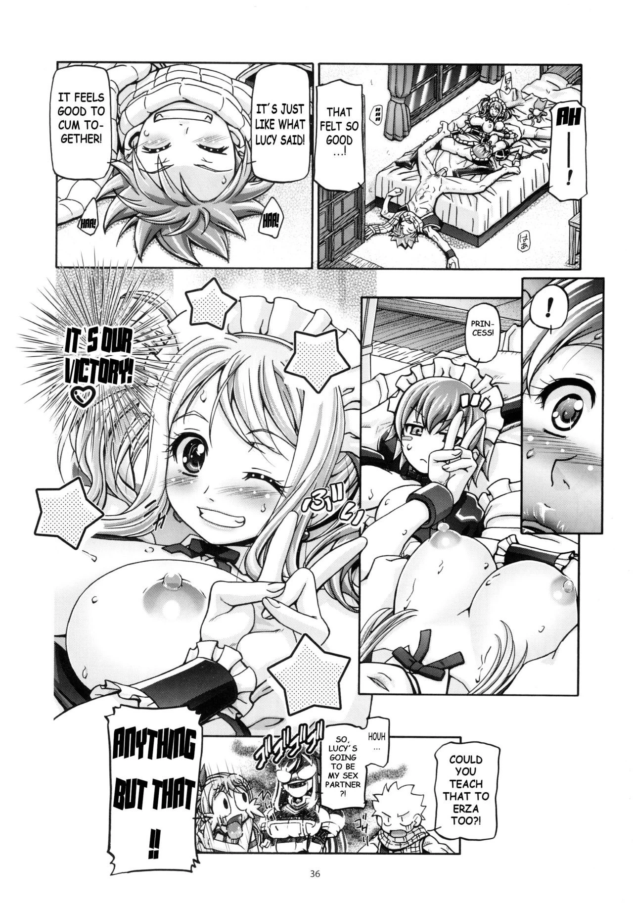 Lucy & Virgo's Stellar Performance!! porn comic picture 35