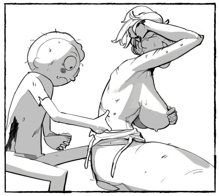 Me and My Younger Brother Got Stranded in Some Alien Planet porn comic picture 11