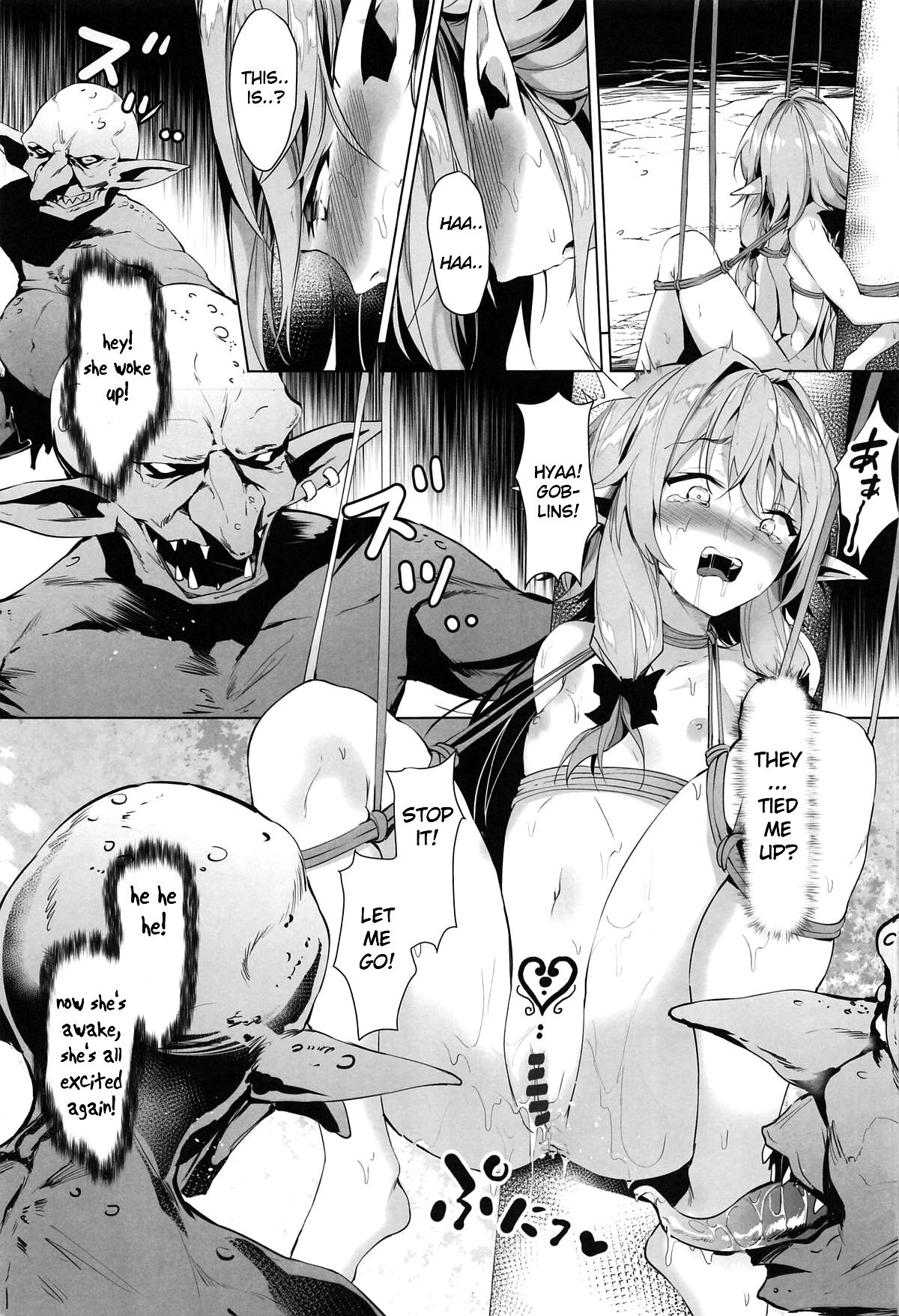Moshi Onna Seirei ga Goblin ni Tsukamattara hentai manga picture 12