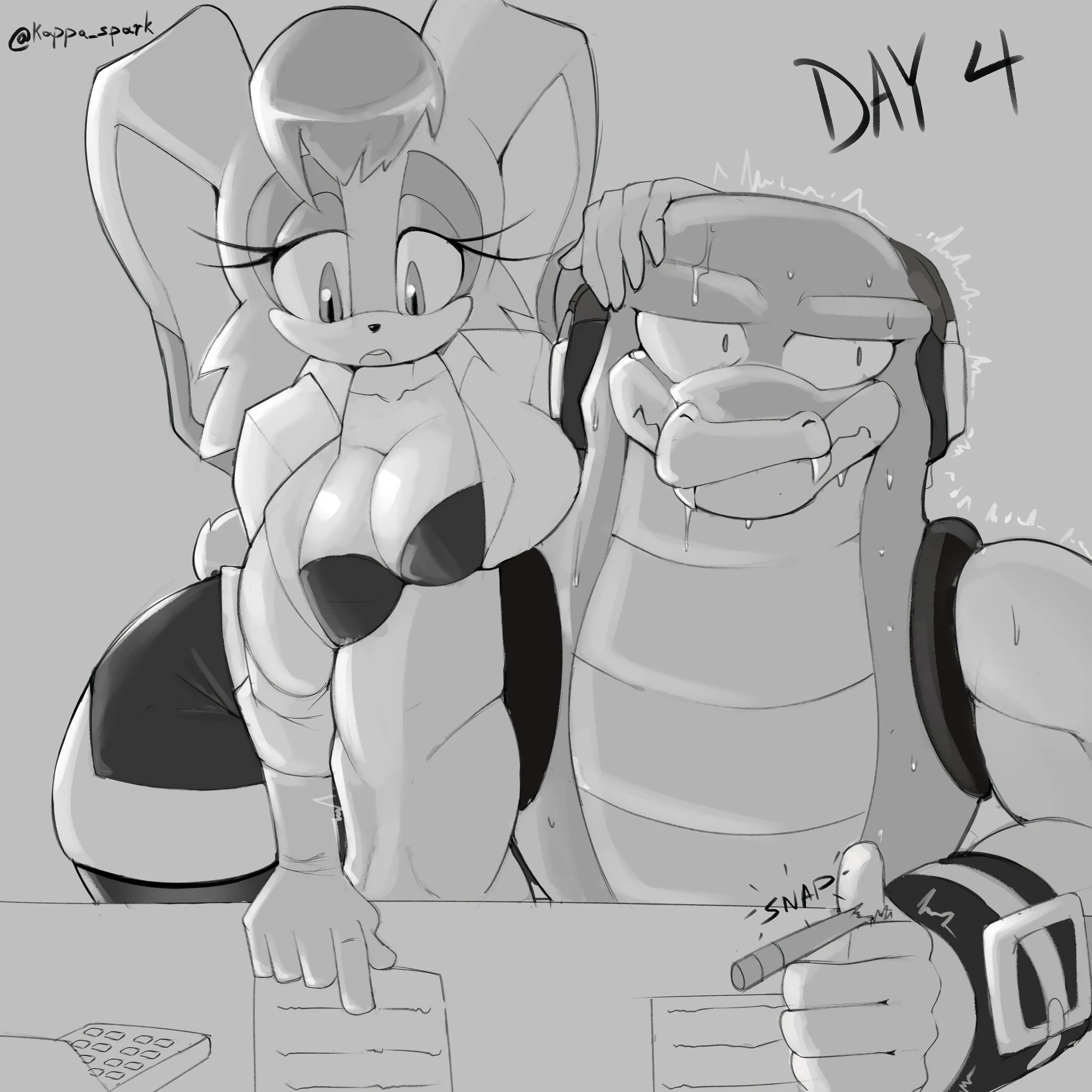 Vector's No Nut November porn comic picture 3