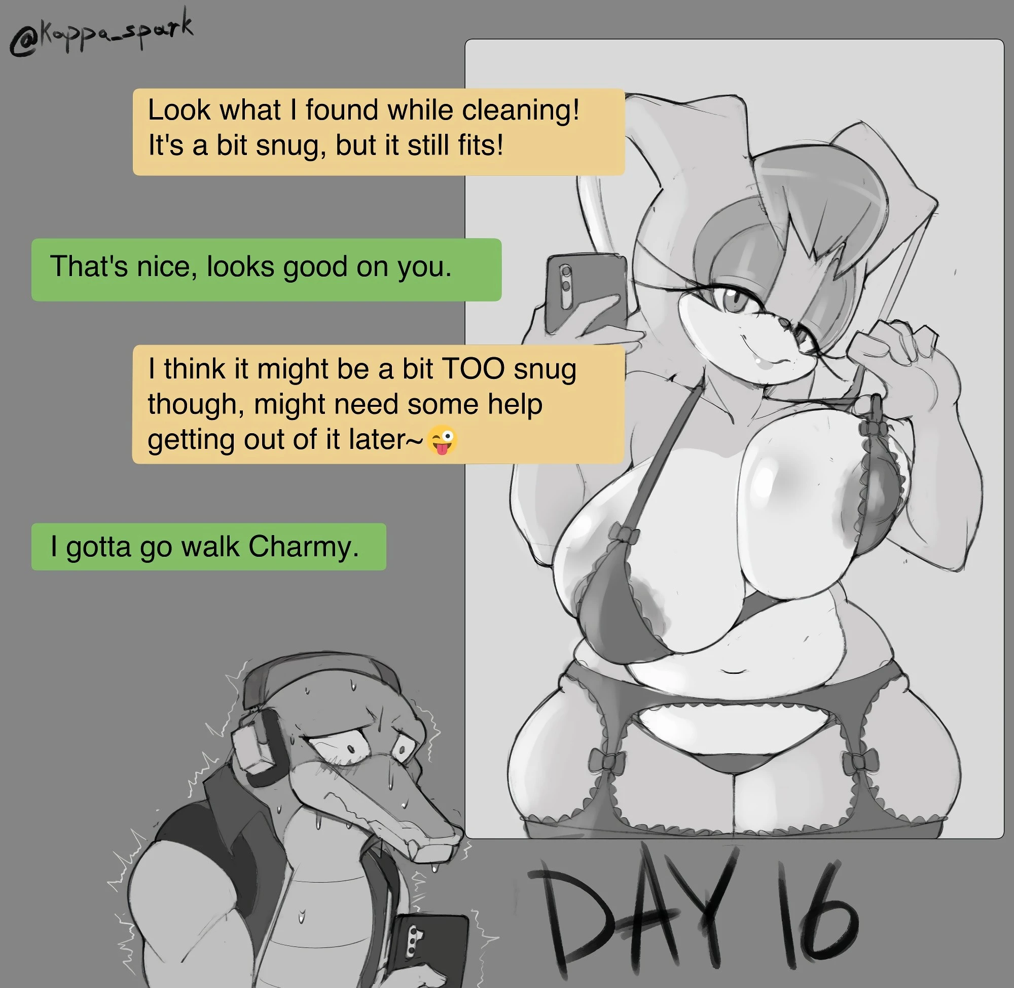 Vector's No Nut November porn comic picture 7
