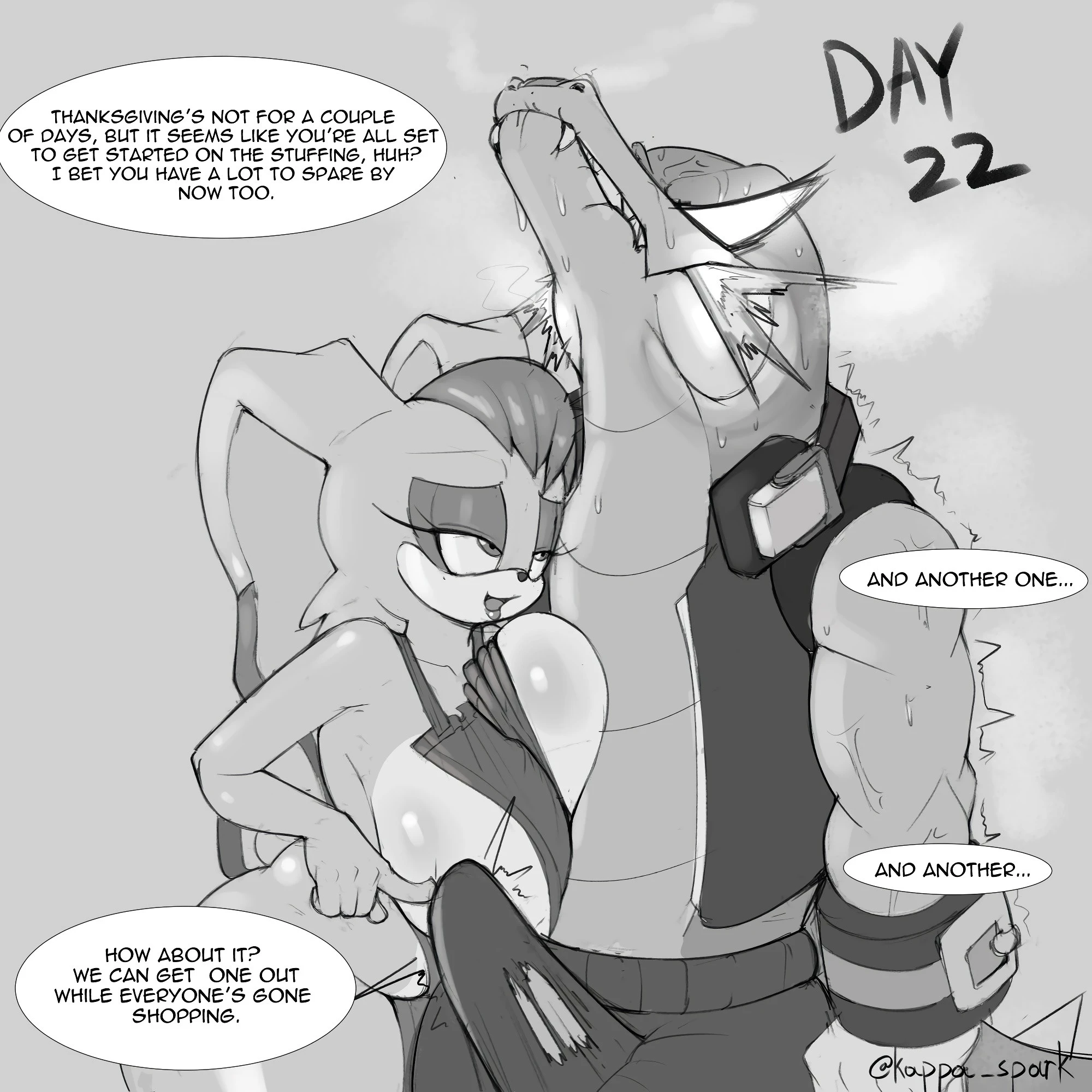 Vector's No Nut November porn comic picture 9