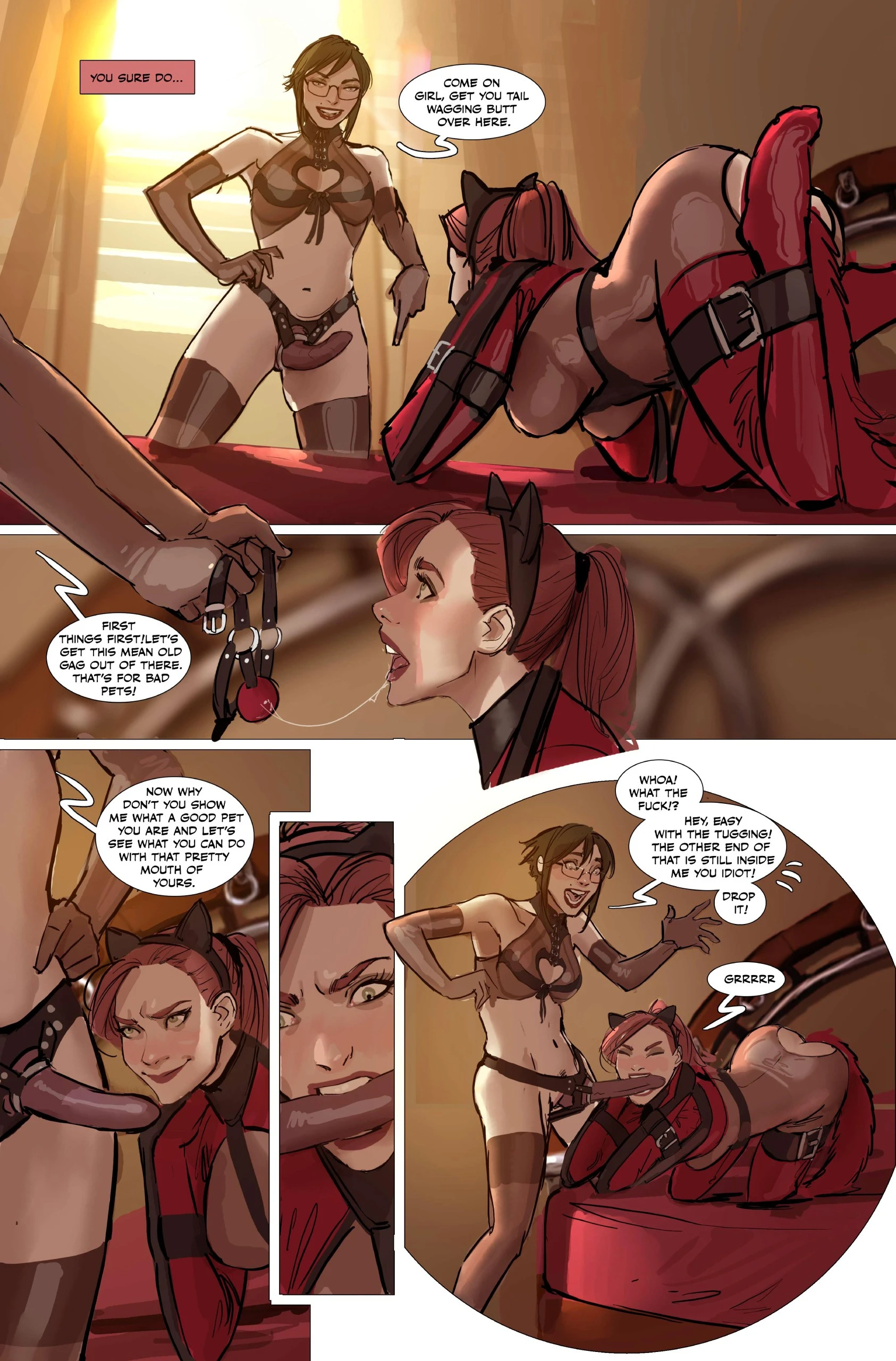 Crimson after Hours porn comic picture 32