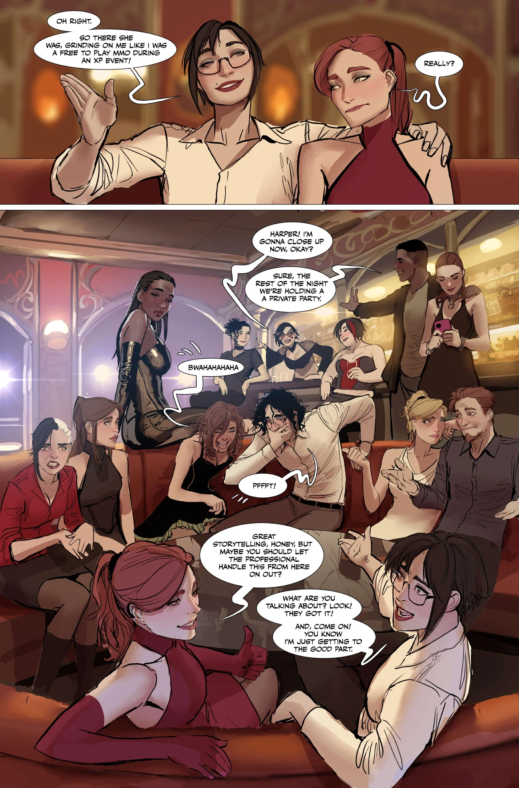 Crimson after Hours porn comic picture 9