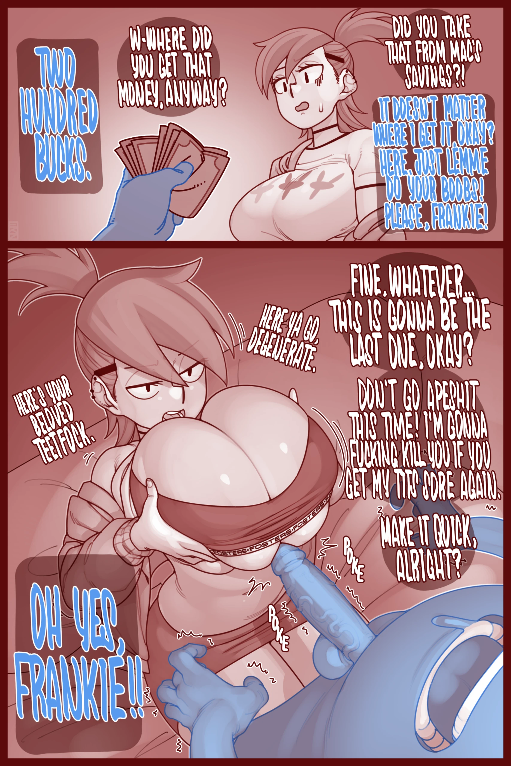 Frankie Zuri porn comic picture 2
