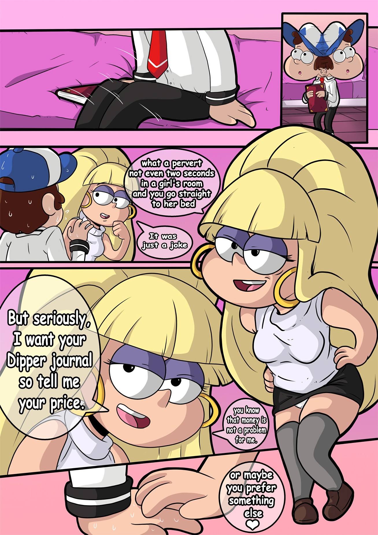 Gravity Falls and Bible Black porn comic picture 5