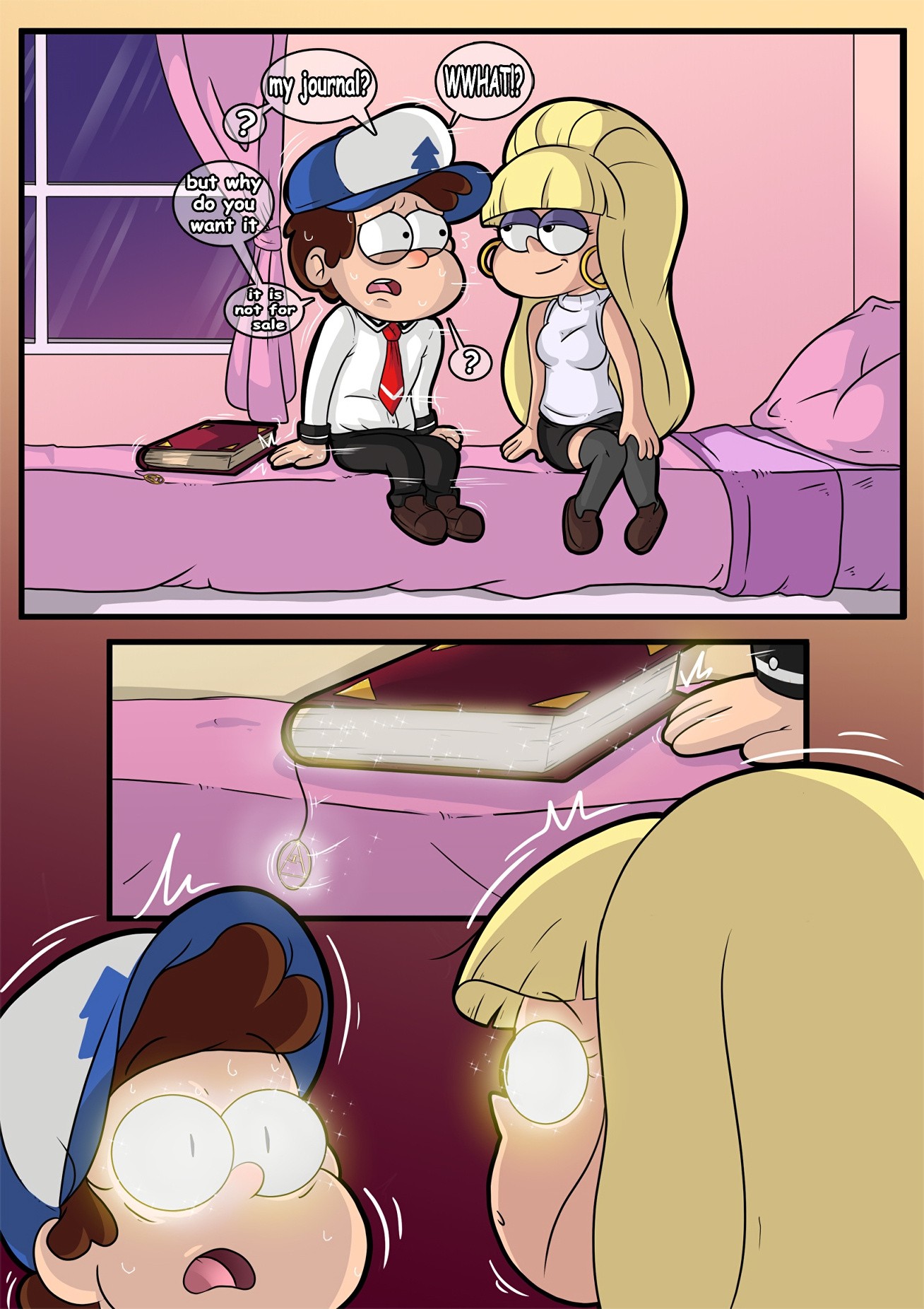 Gravity Falls and Bible Black porn comic picture 6