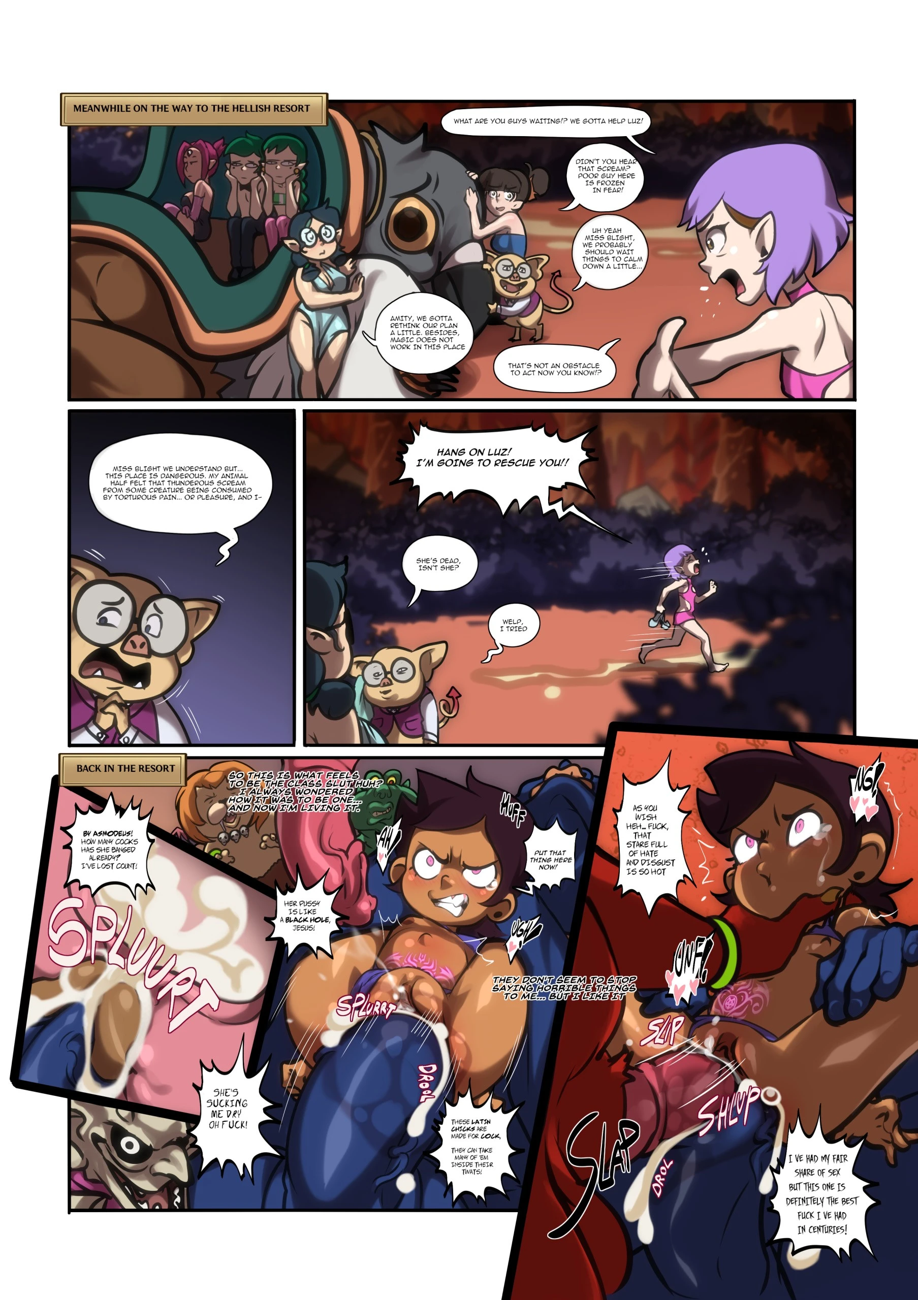 Satanic Beach Party porn comic picture 23
