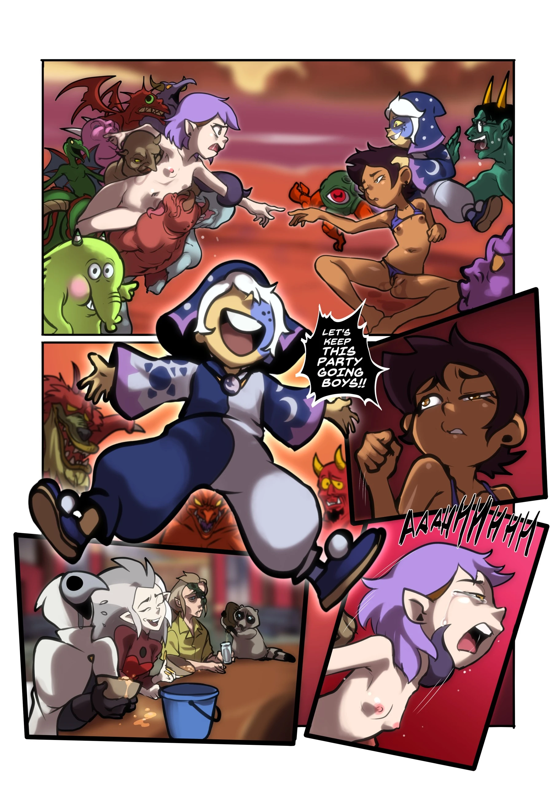 Satanic Beach Party porn comic picture 31