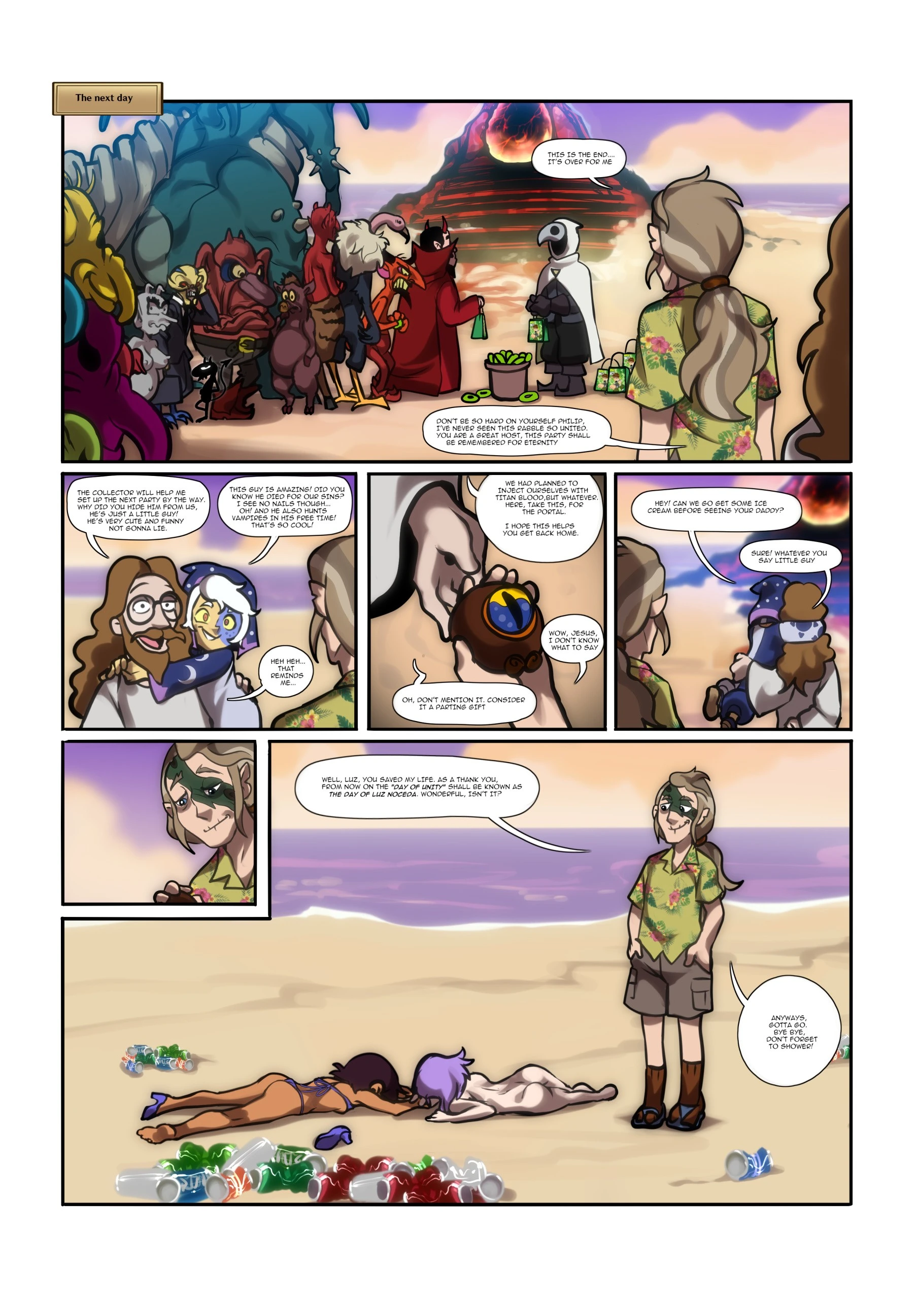Satanic Beach Party porn comic picture 38