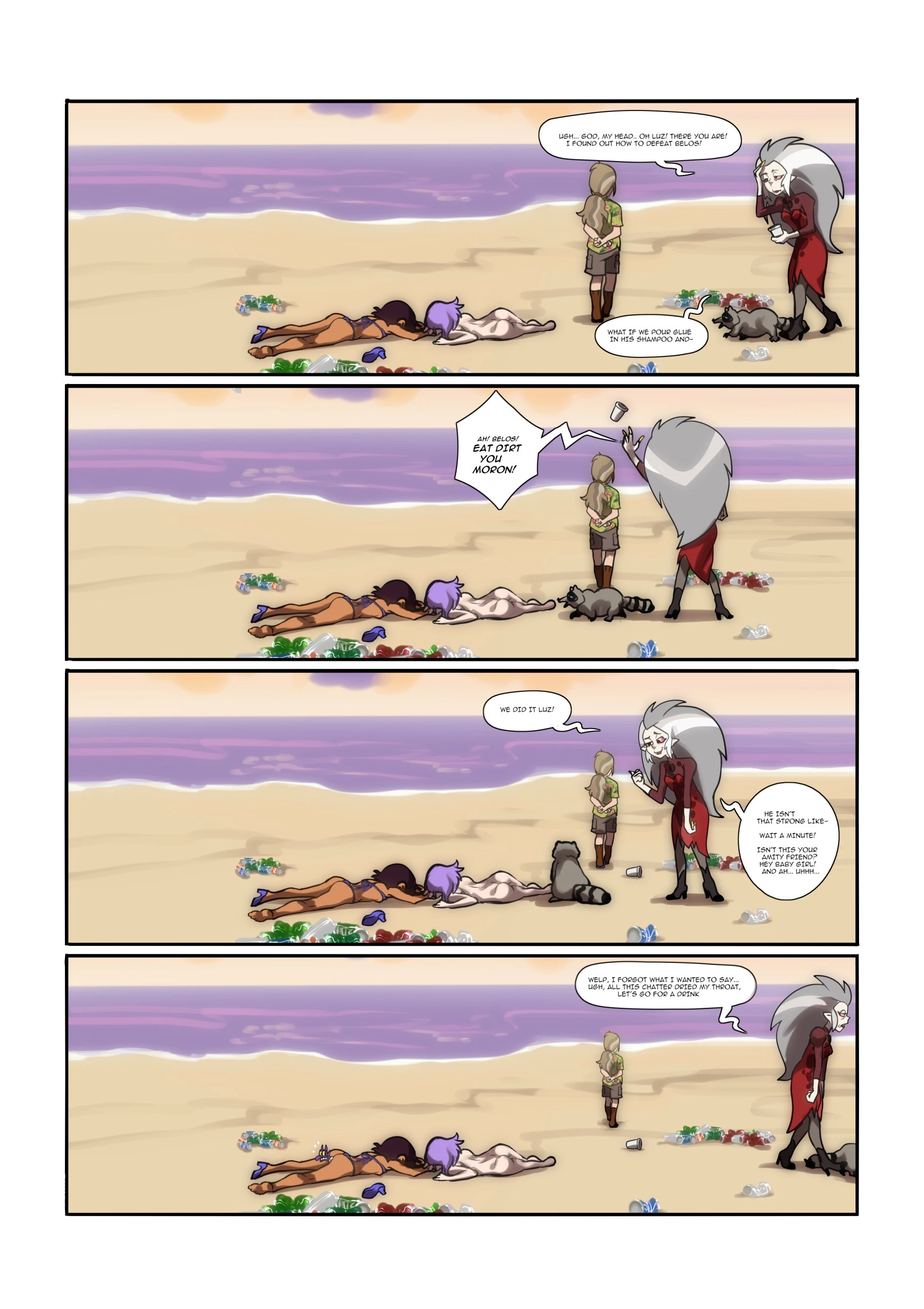 Satanic Beach Party porn comic picture 39