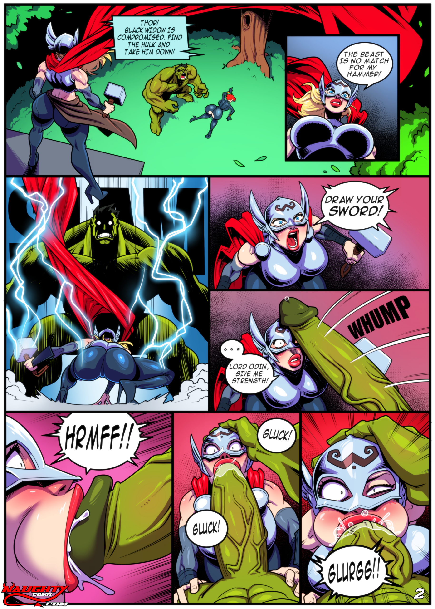 The Insatiable Hulk porn comic picture 2