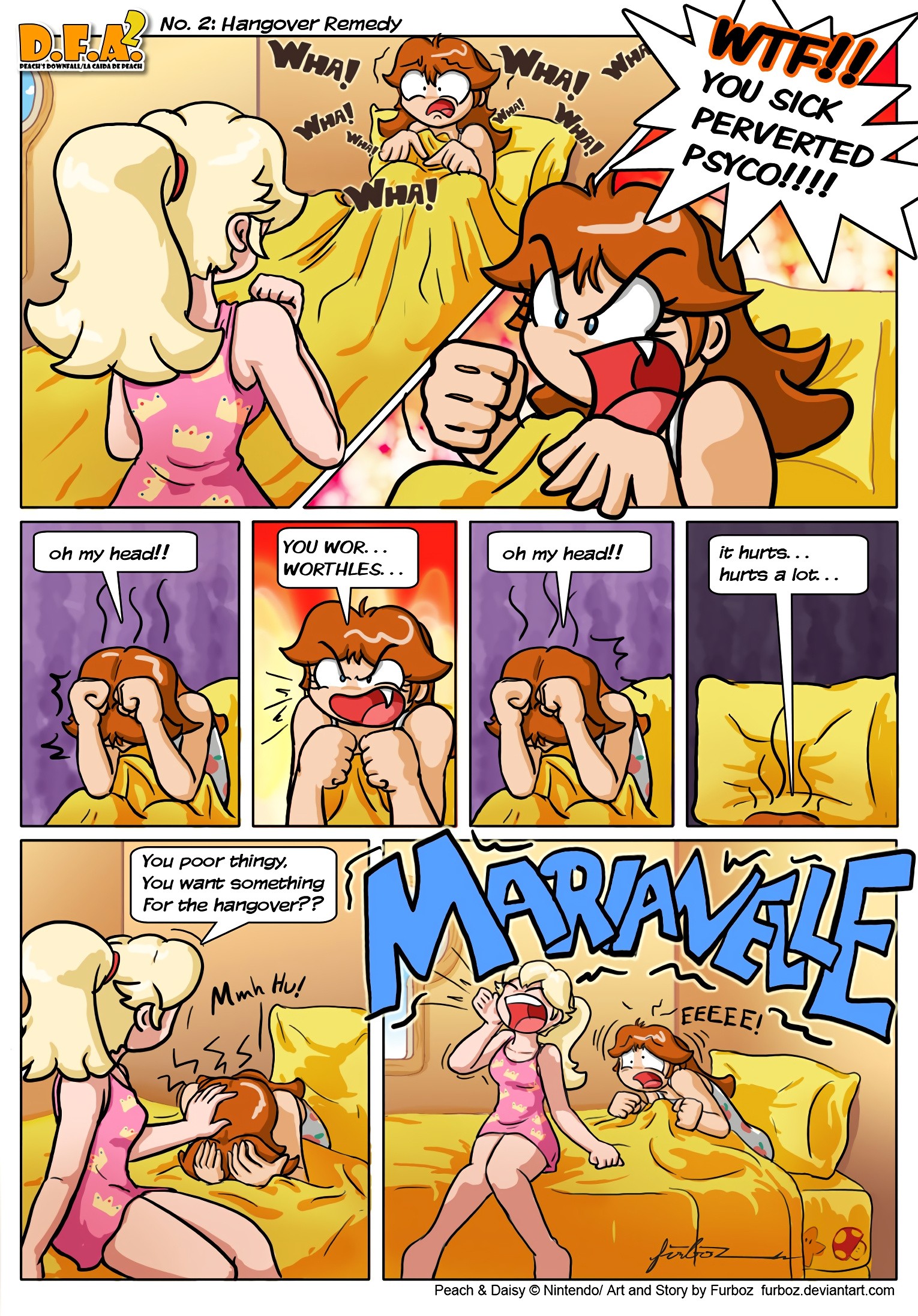 Daisy Falls Apart porn comic picture 17