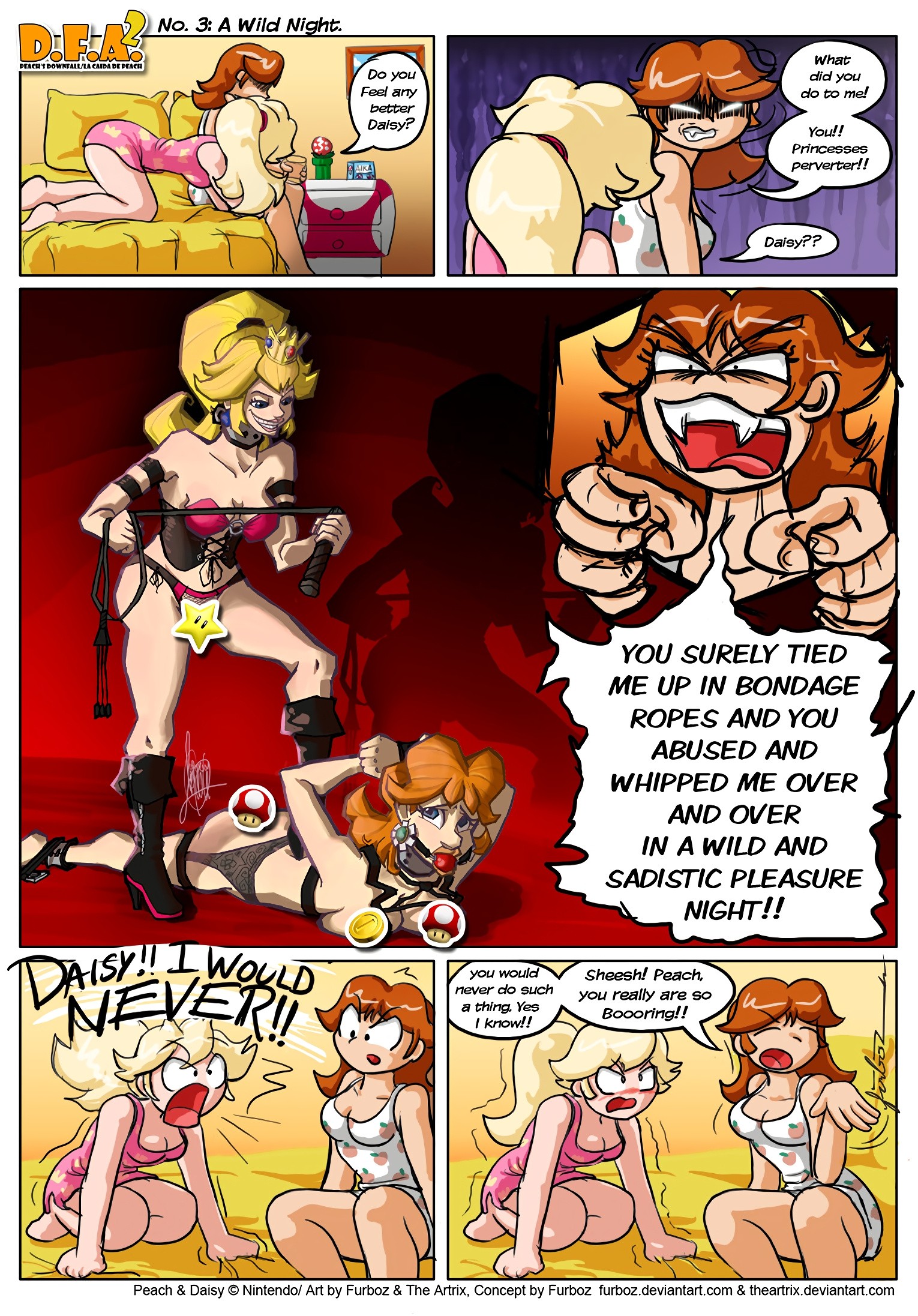 Daisy Falls Apart porn comic picture 18