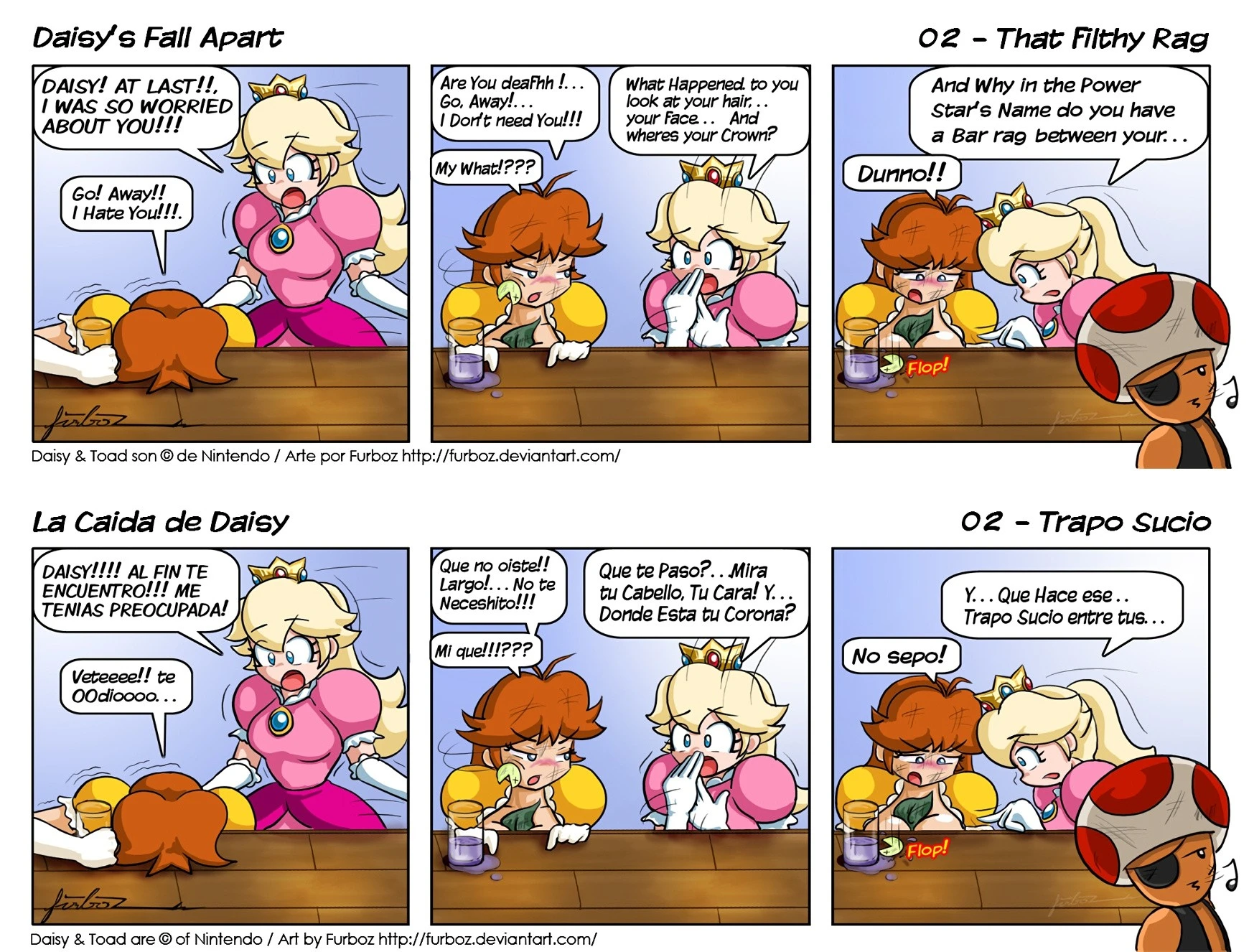 Daisy Falls Apart porn comic picture 3