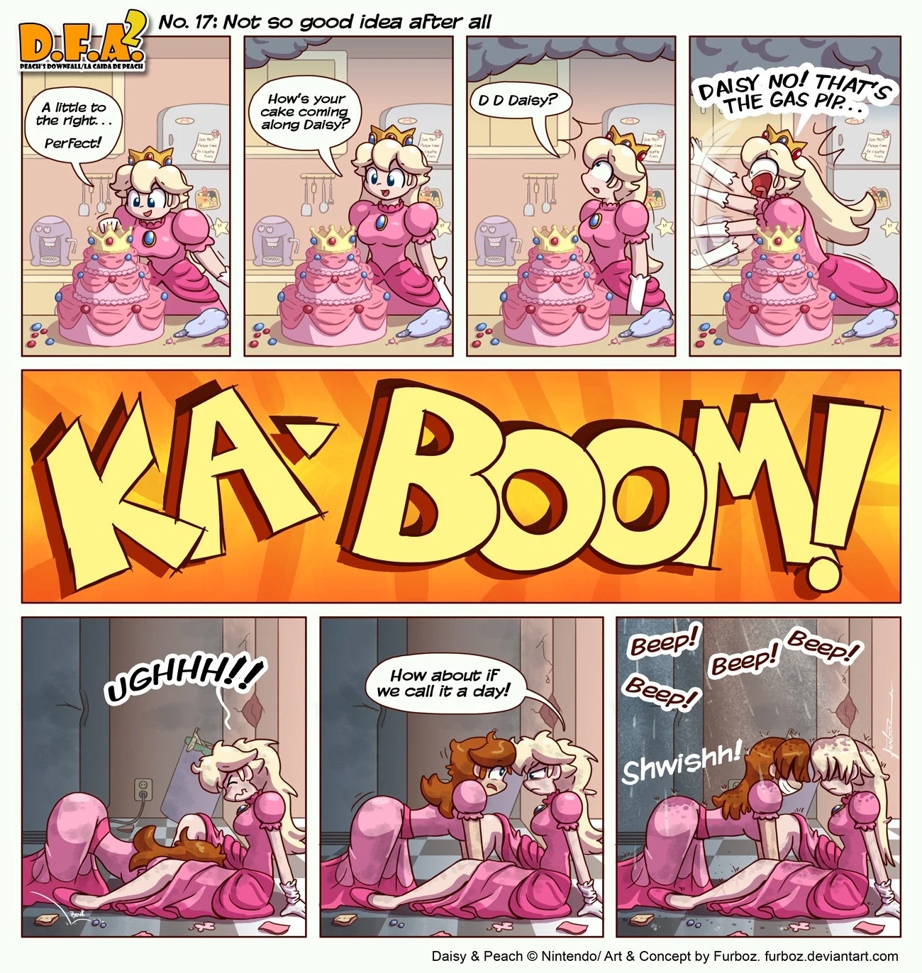 Daisy Falls Apart porn comic picture 33