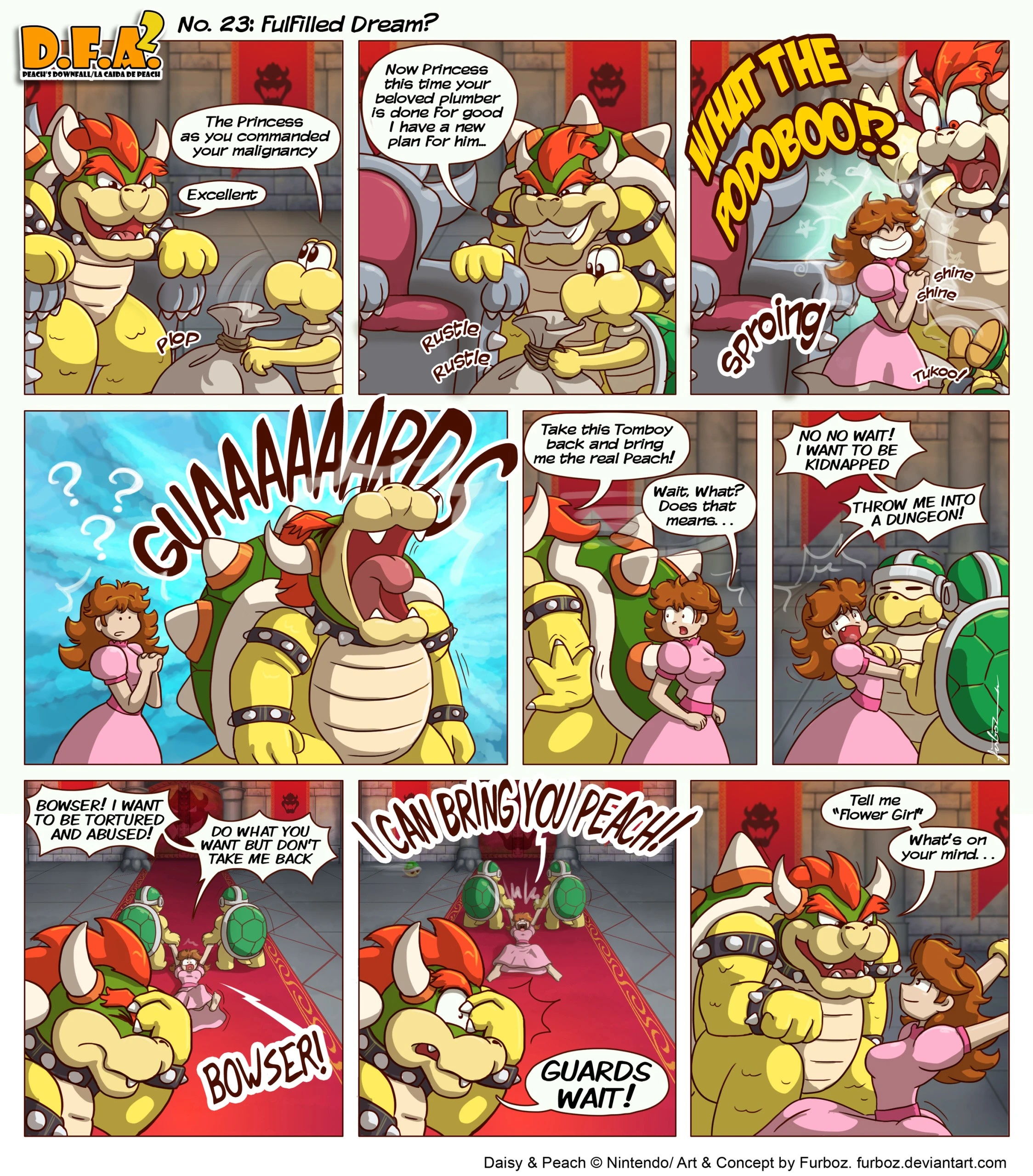 Daisy Falls Apart porn comic picture 39