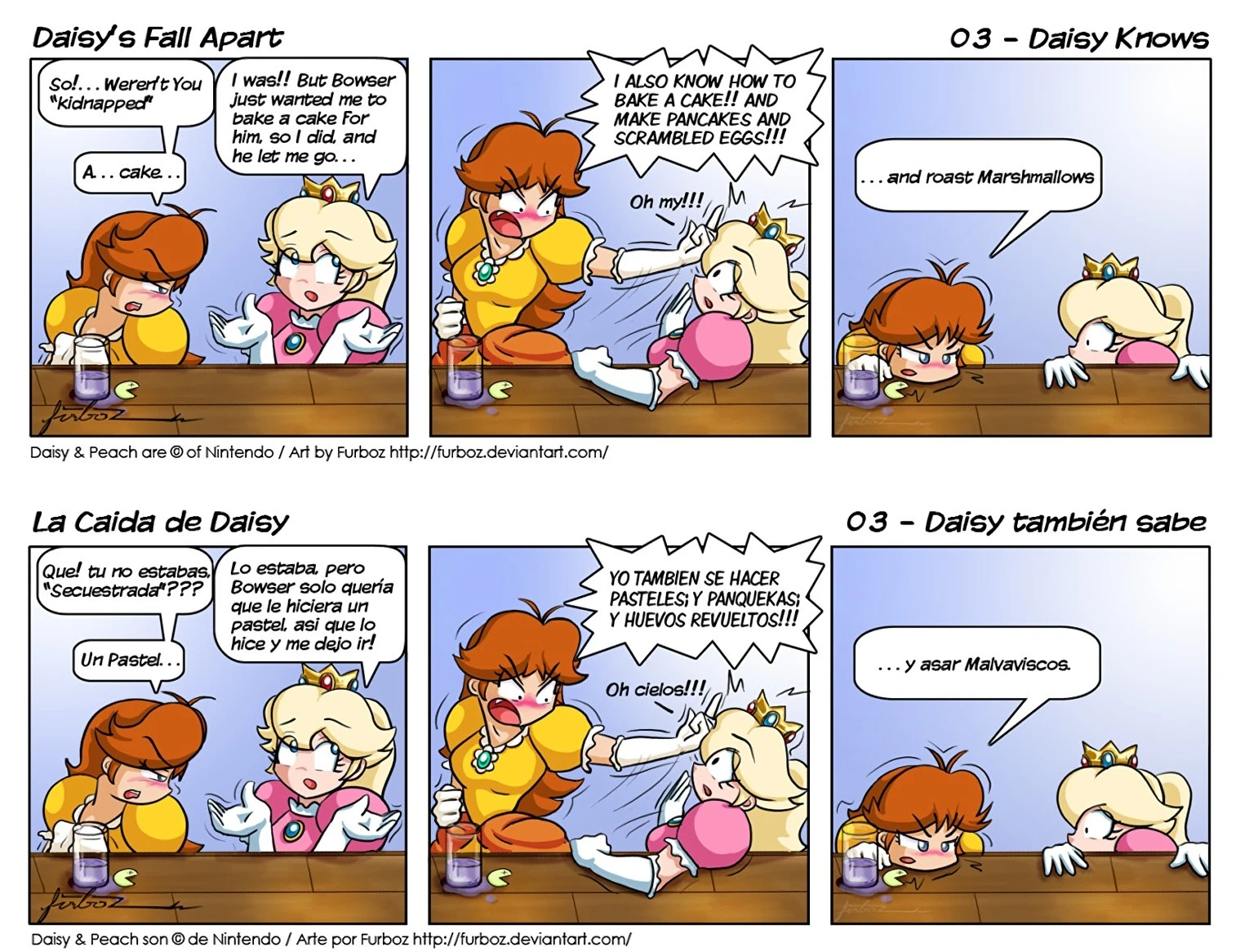 Daisy Falls Apart porn comic picture 4