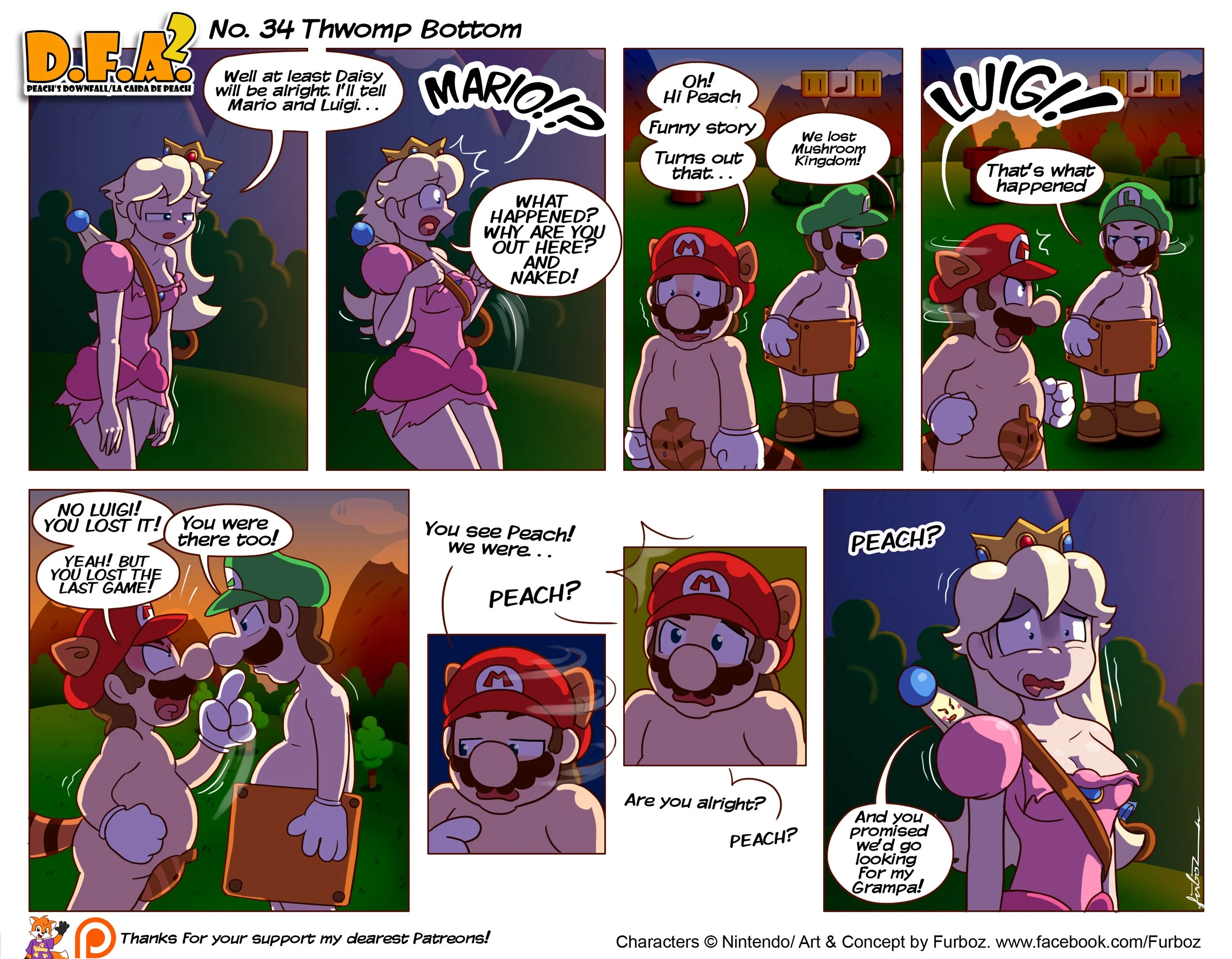 Daisy Falls Apart porn comic picture 50
