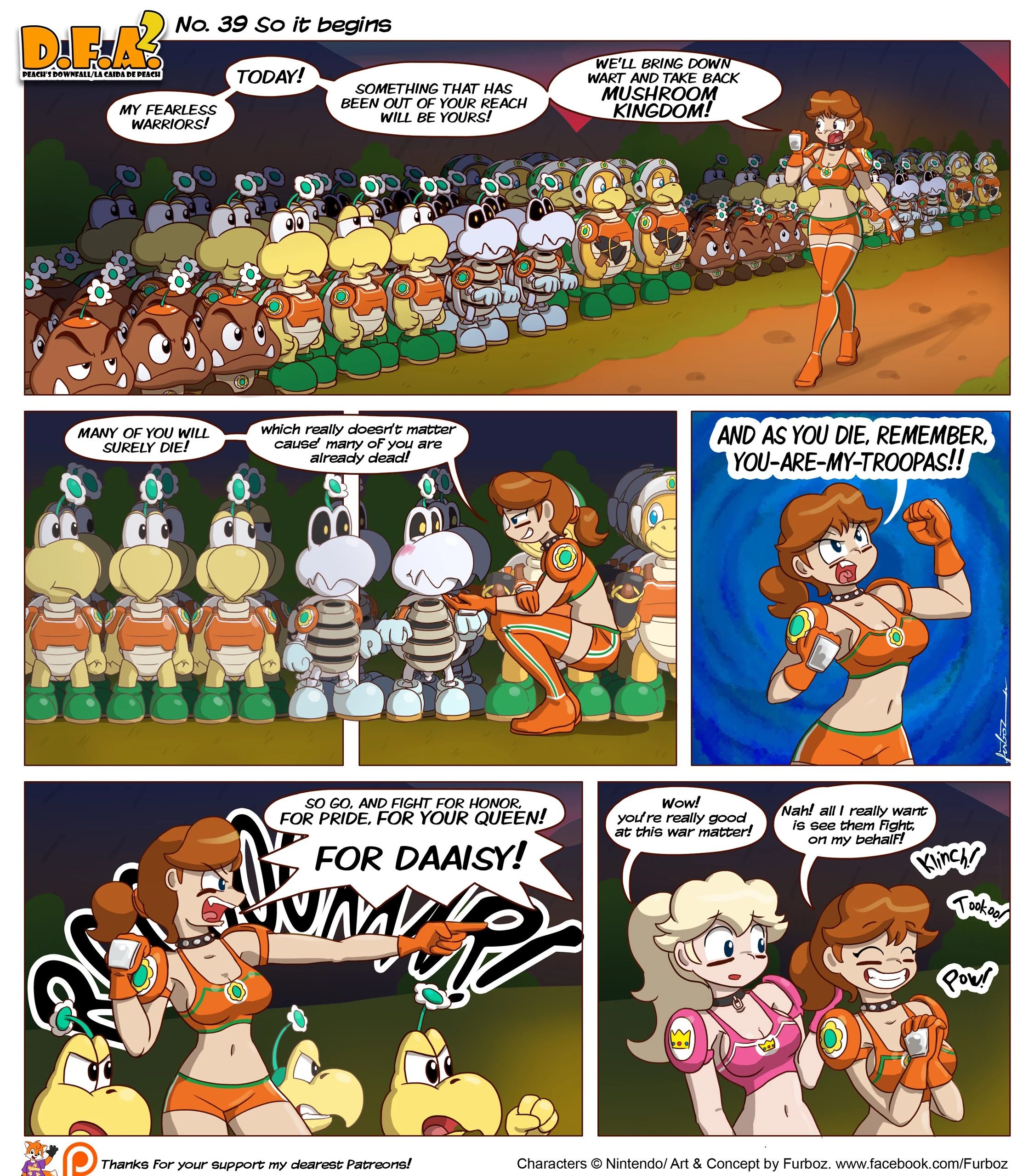 Daisy Falls Apart porn comic picture 55