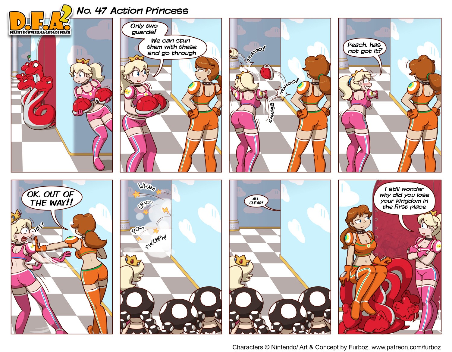 Daisy Falls Apart porn comic picture 63