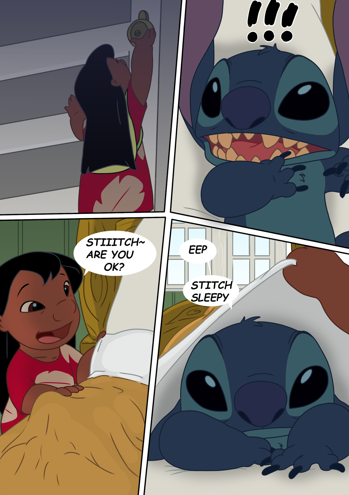 Lilo and Stitch: Lessons Remake porn comic picture 3