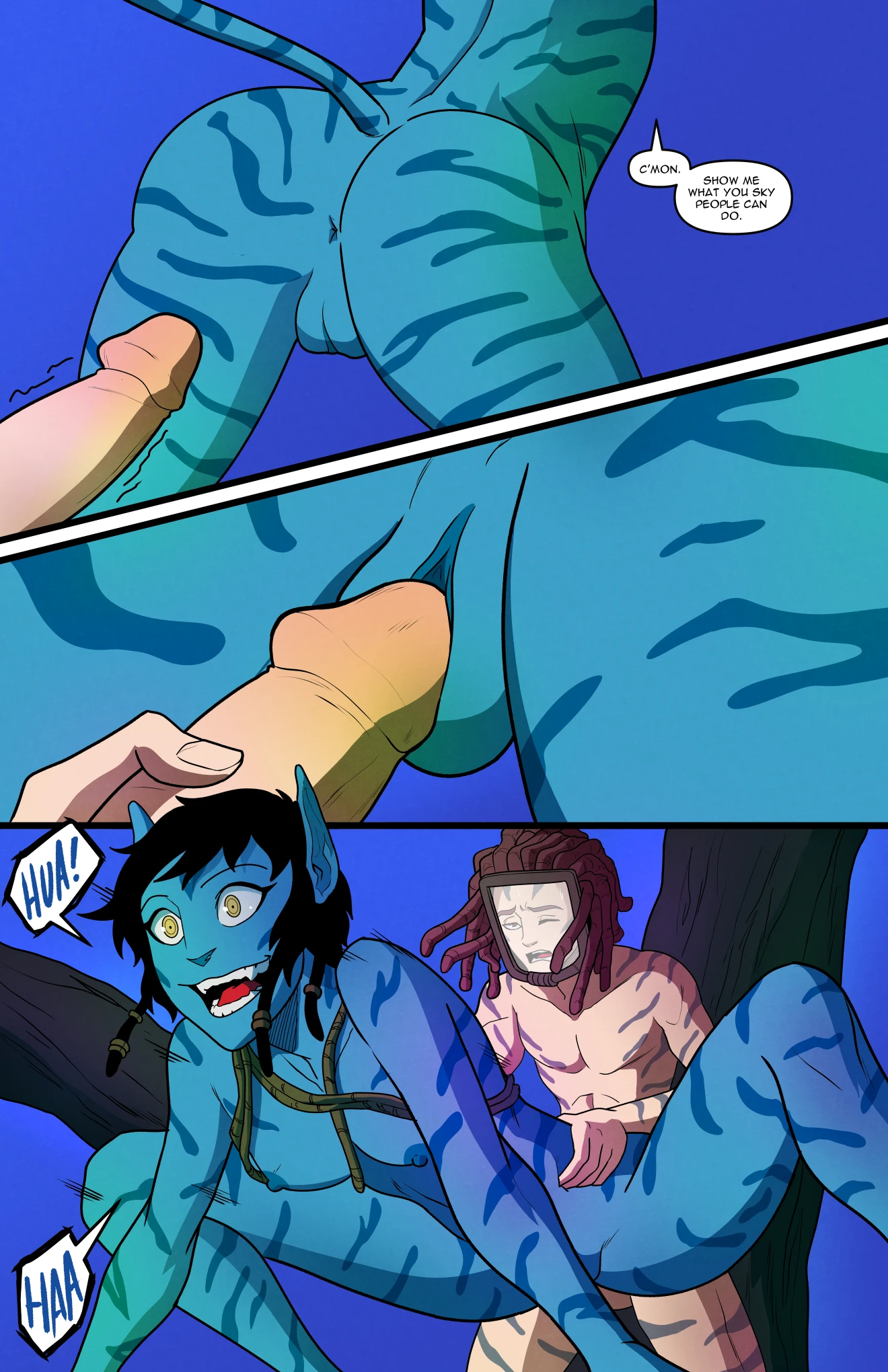 Avatar Along Came a Spider porn comic picture 9