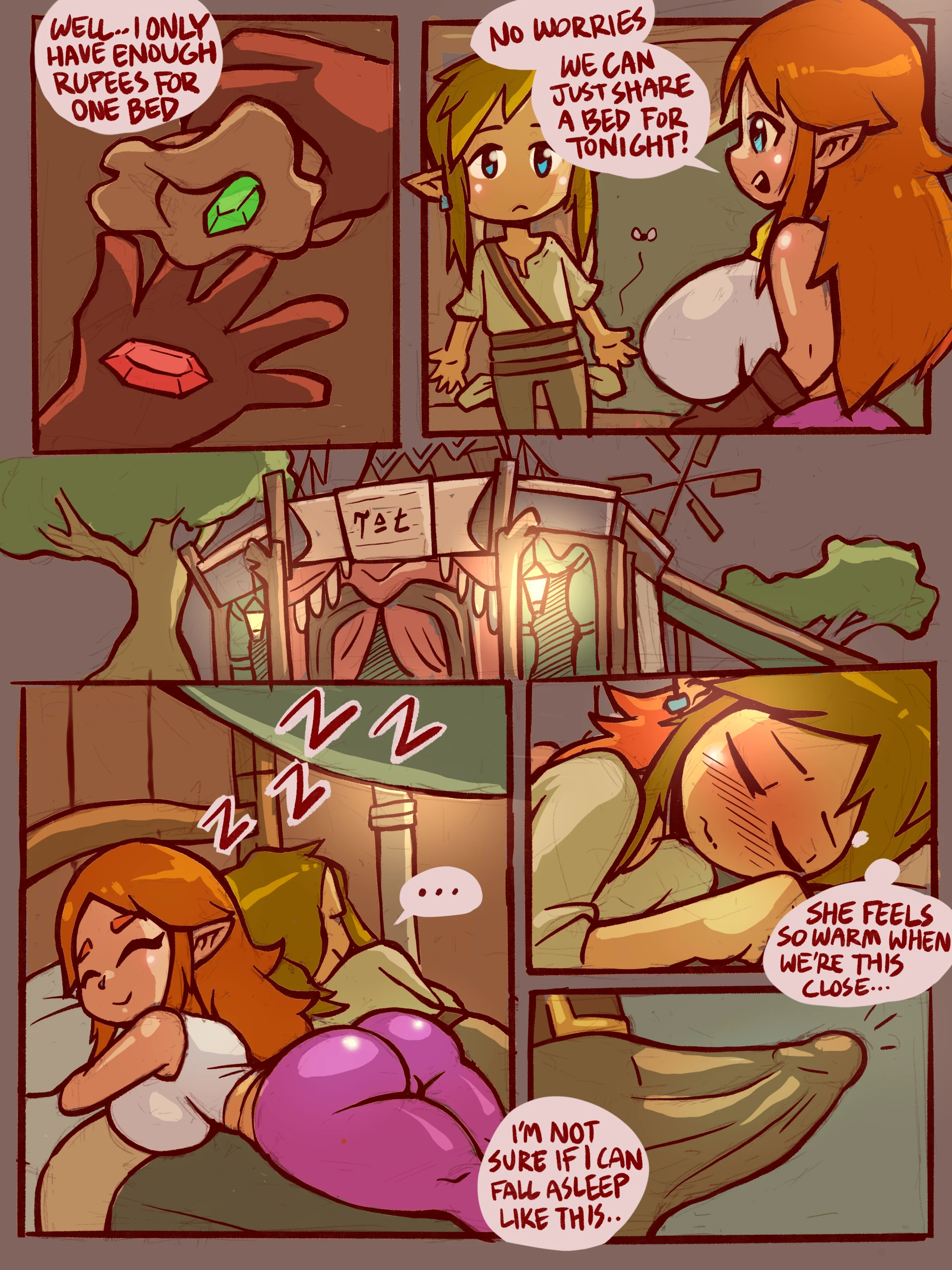 Breasts of the Wild - Mossy Froot porn comic picture 1