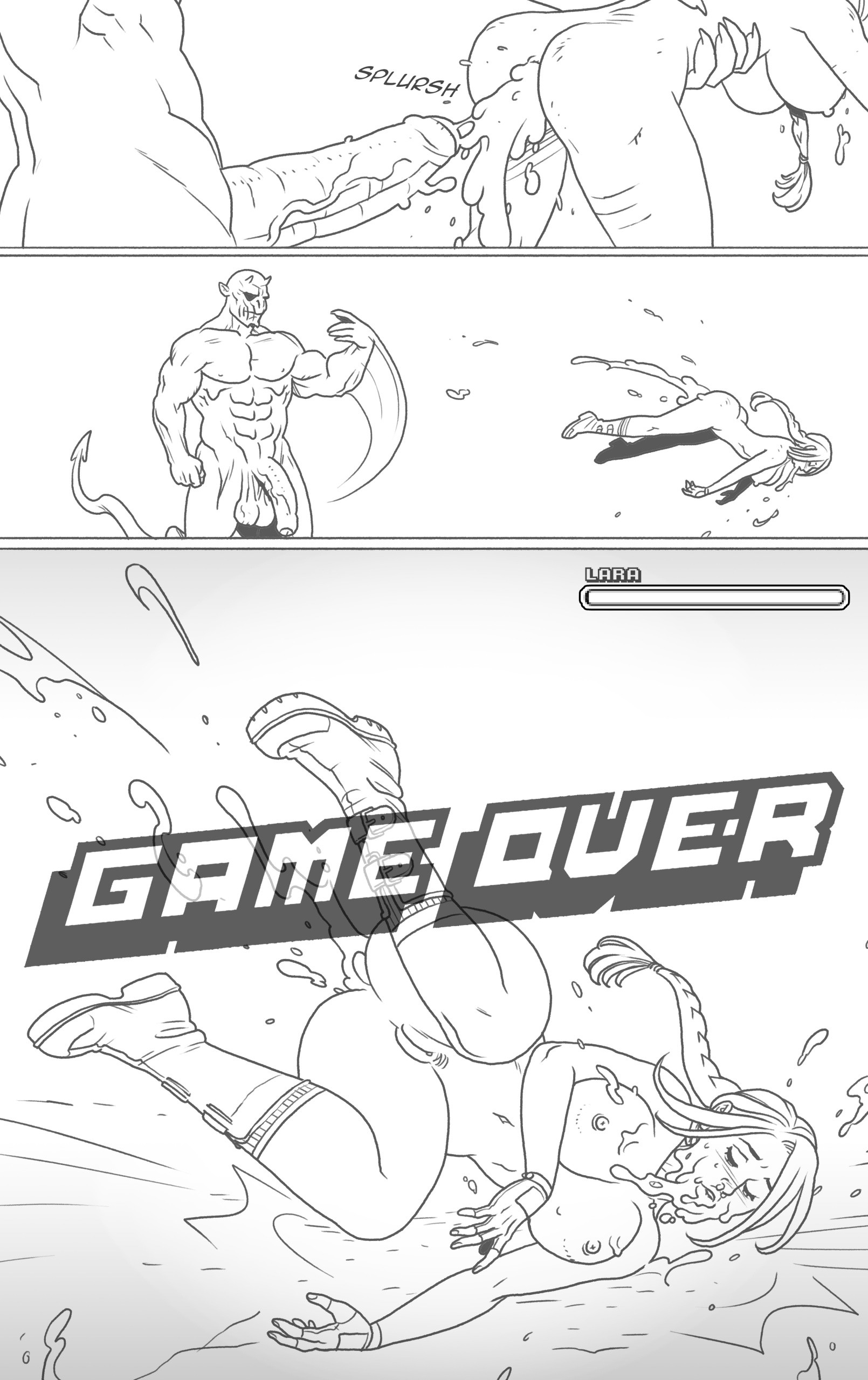 Game Over Girls Lara Croft porn comic picture 22