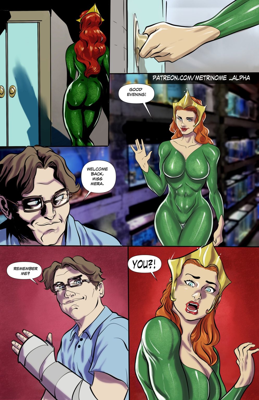 Mera Gets Blackmailed porn comic picture 1