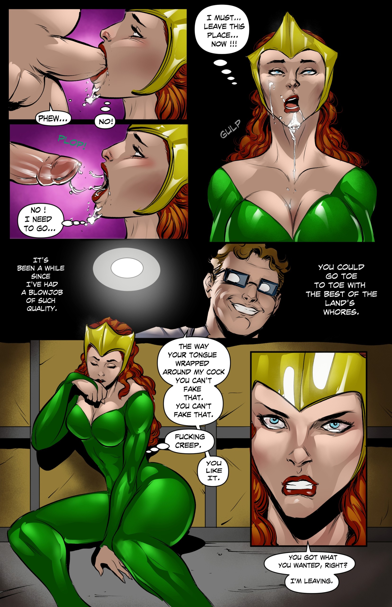 Mera Gets Blackmailed porn comic picture 13