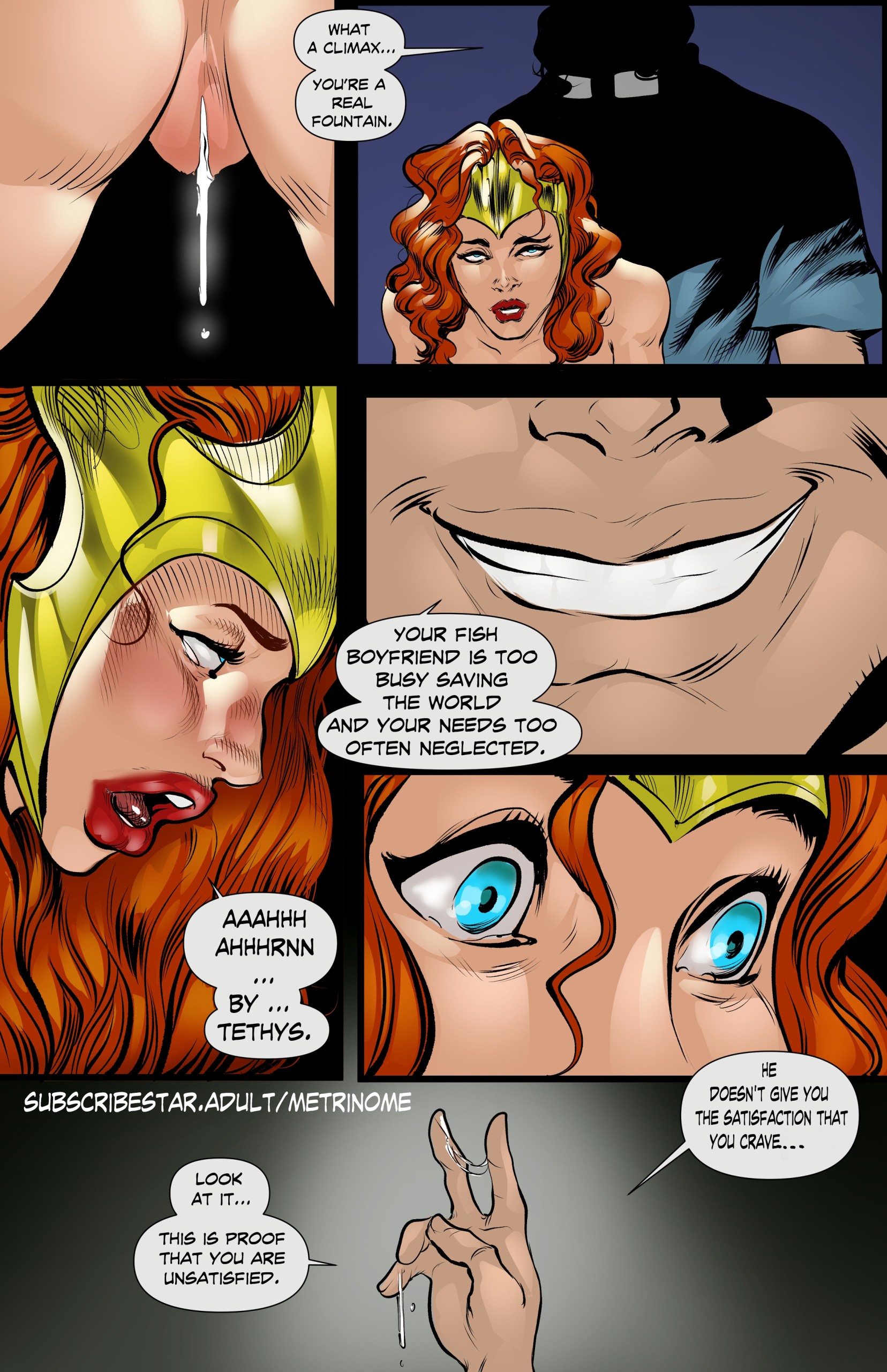 Mera Gets Blackmailed porn comic picture 23