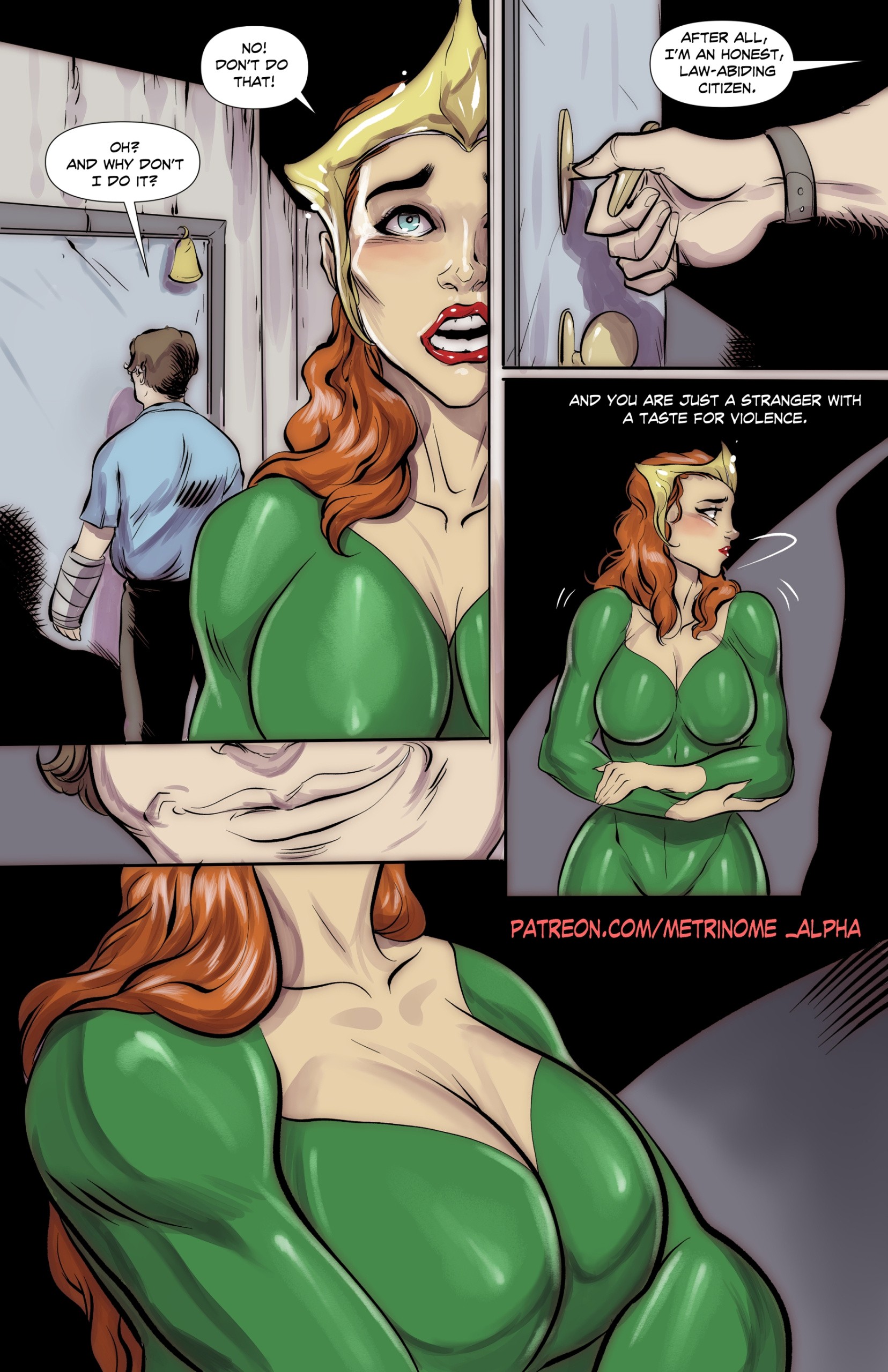 Mera Gets Blackmailed porn comic picture 3