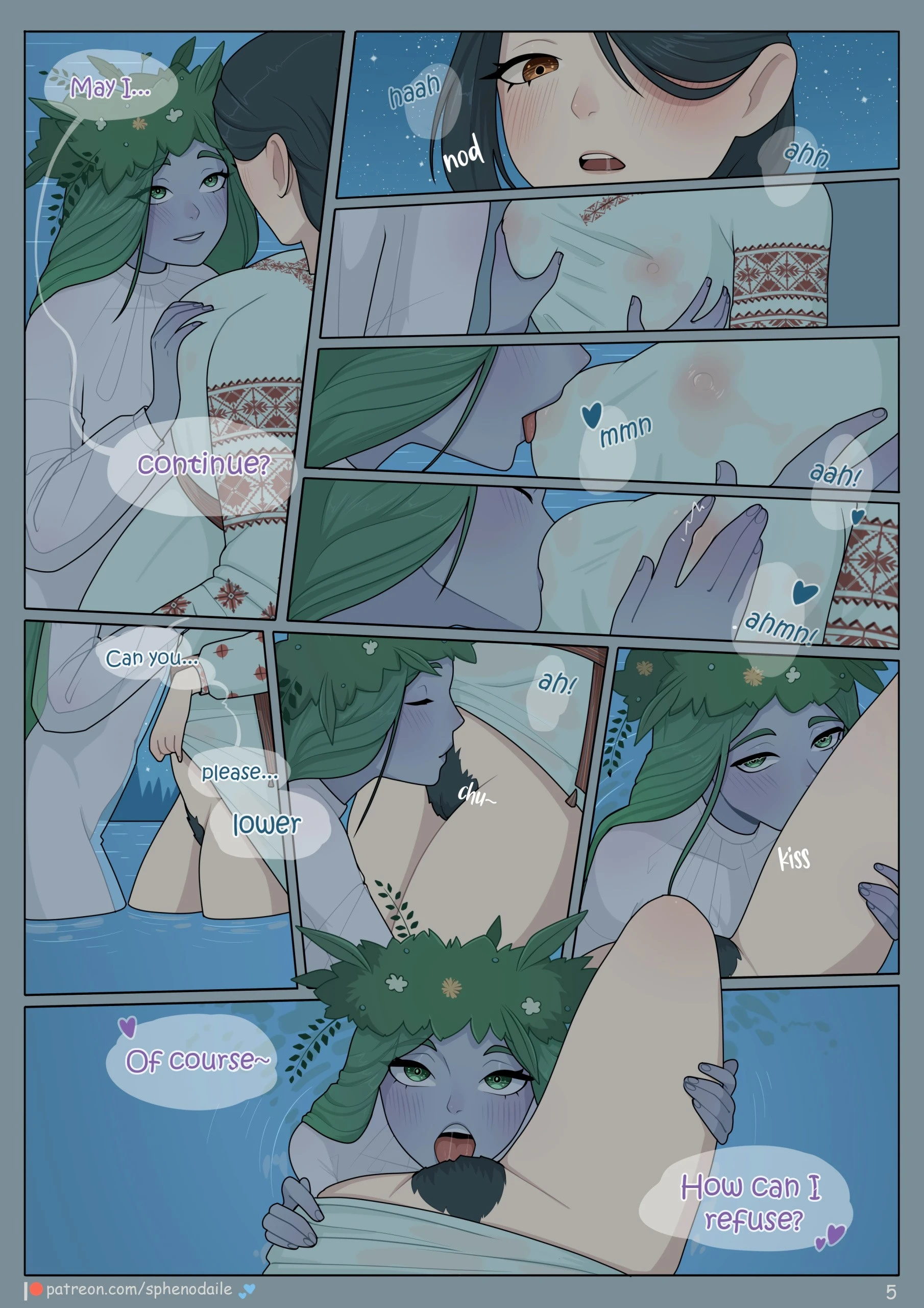 Night on Kupala porn comic picture 7